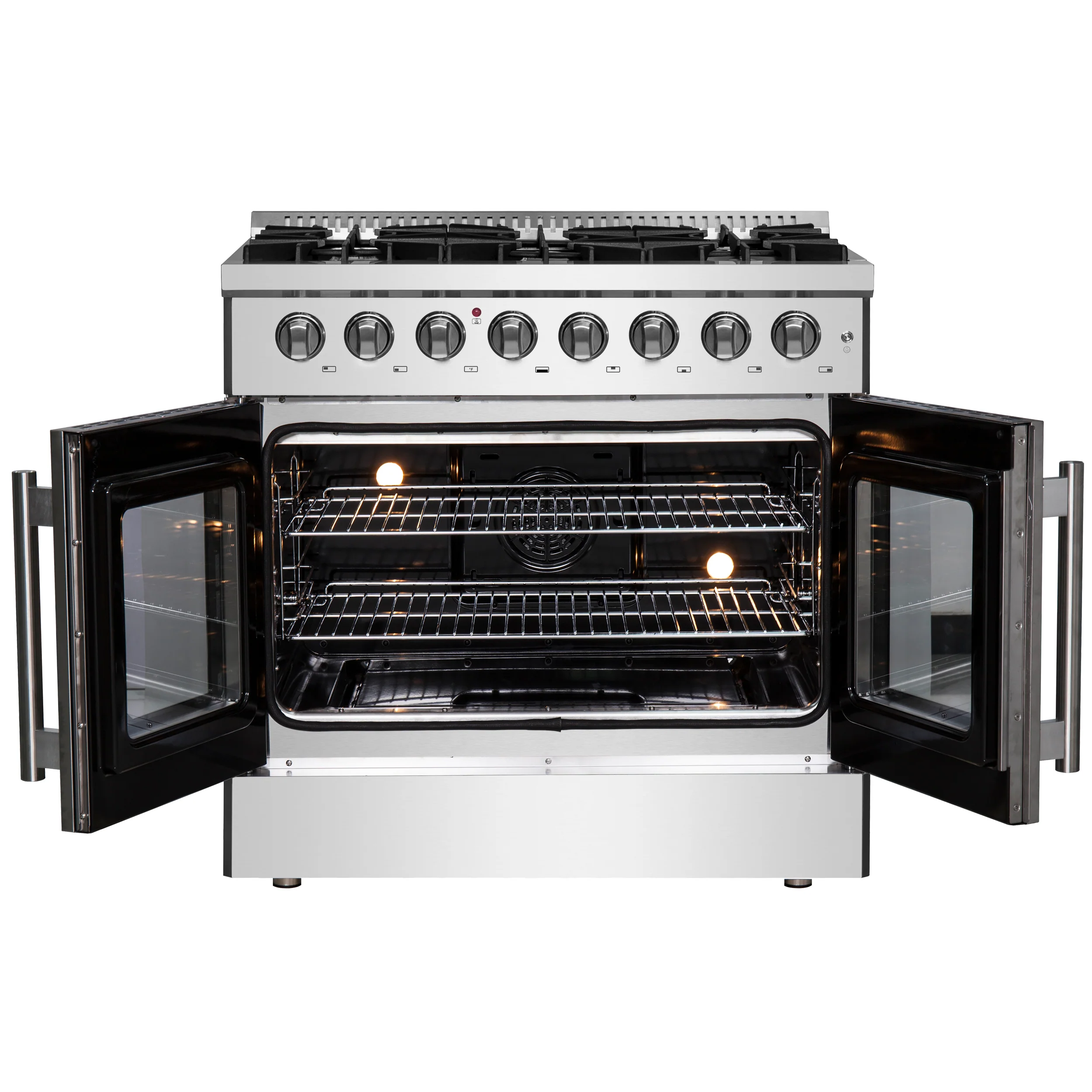 Forno Galiano 36" Freestanding French Door Dual Fuel Range - Image 5