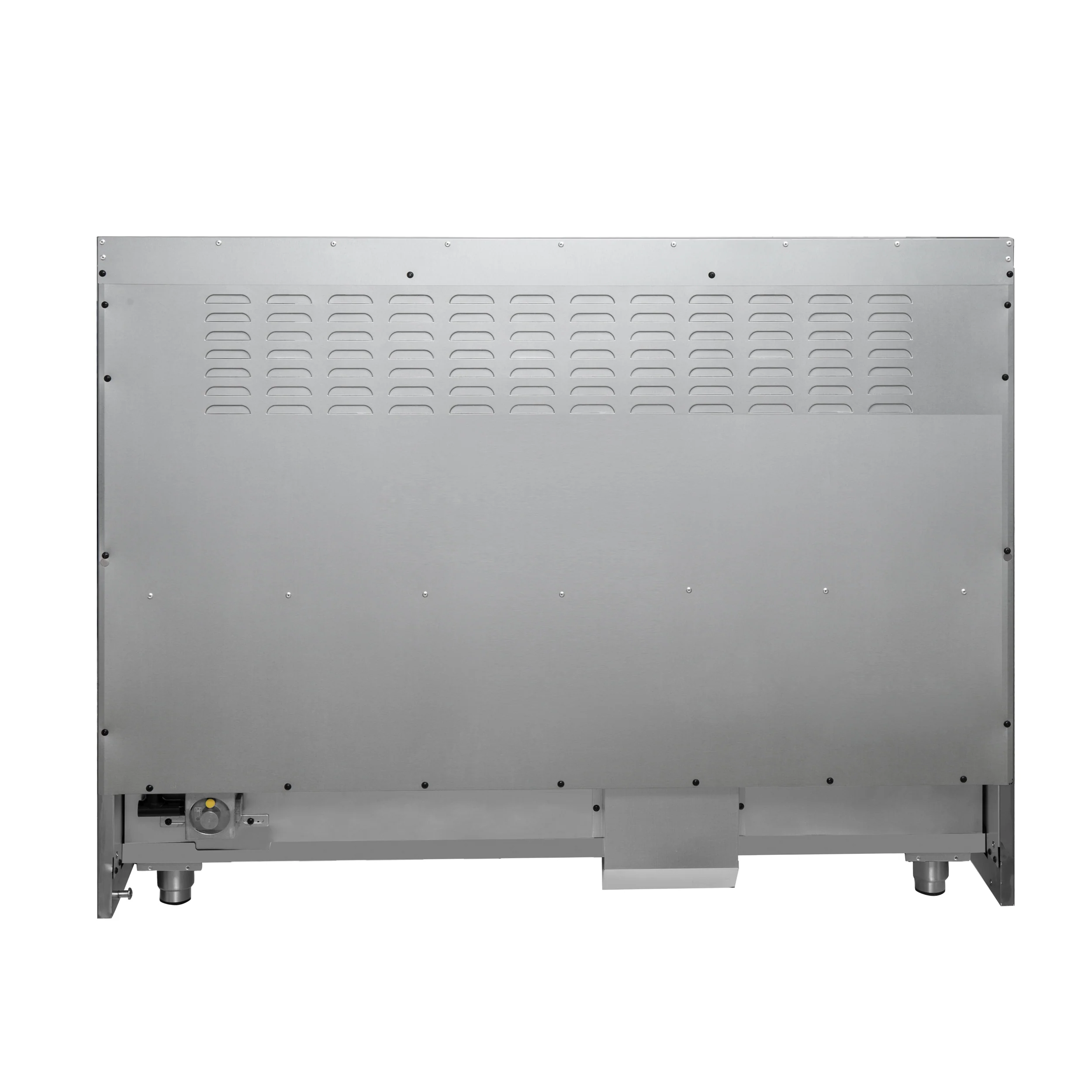 Forno Galiano 48-inch French Door Dual Fuel Range, White & Antique Brass Design, 8 Sealed Burners - 107,000 BTU, Griddle, 6.58 cu.ft. Double Ovens - Image 15