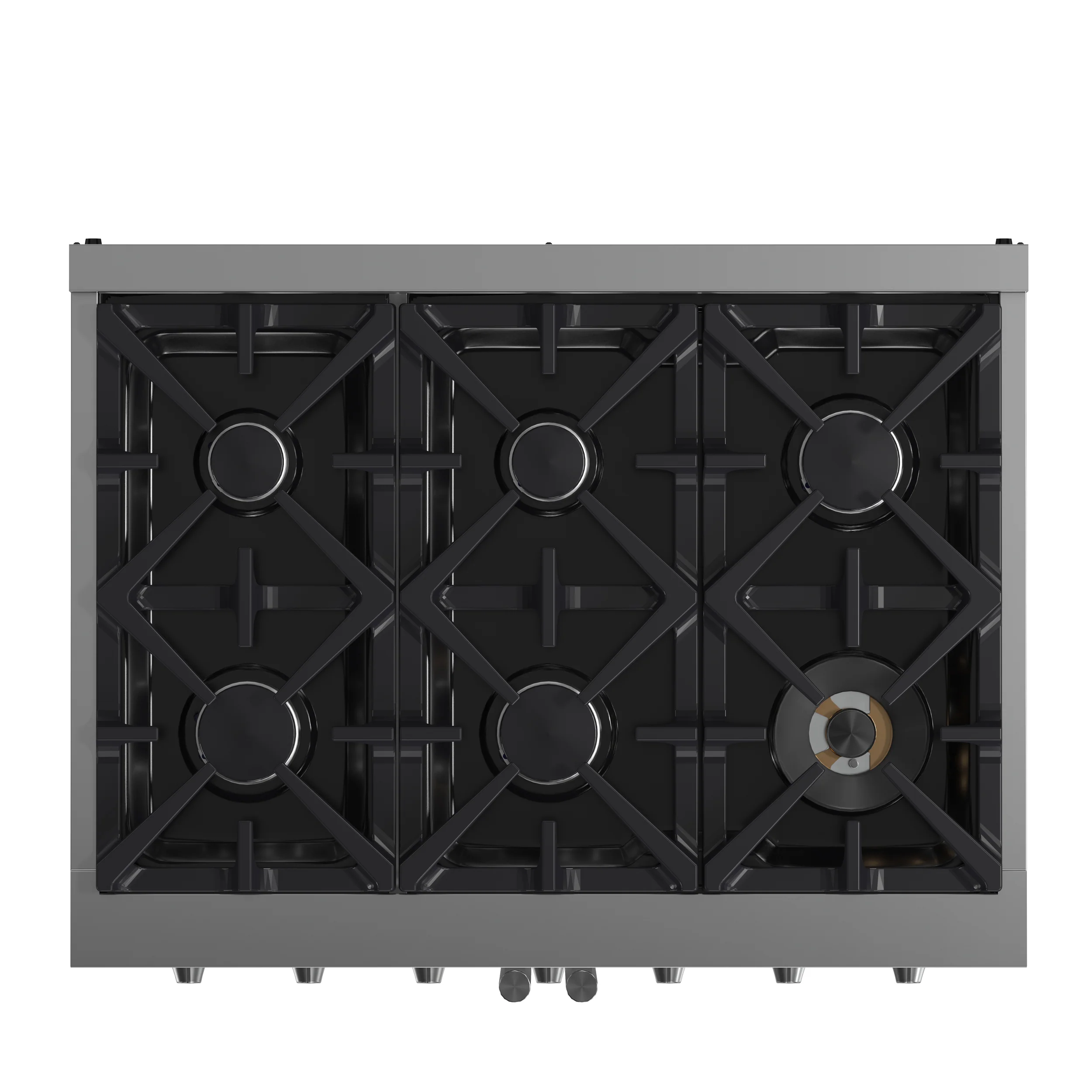 Forno Massimo 36-Inch Freestanding French Door Gas Range, 6 Burners, Convection Oven, Energy Efficient - Image 5
