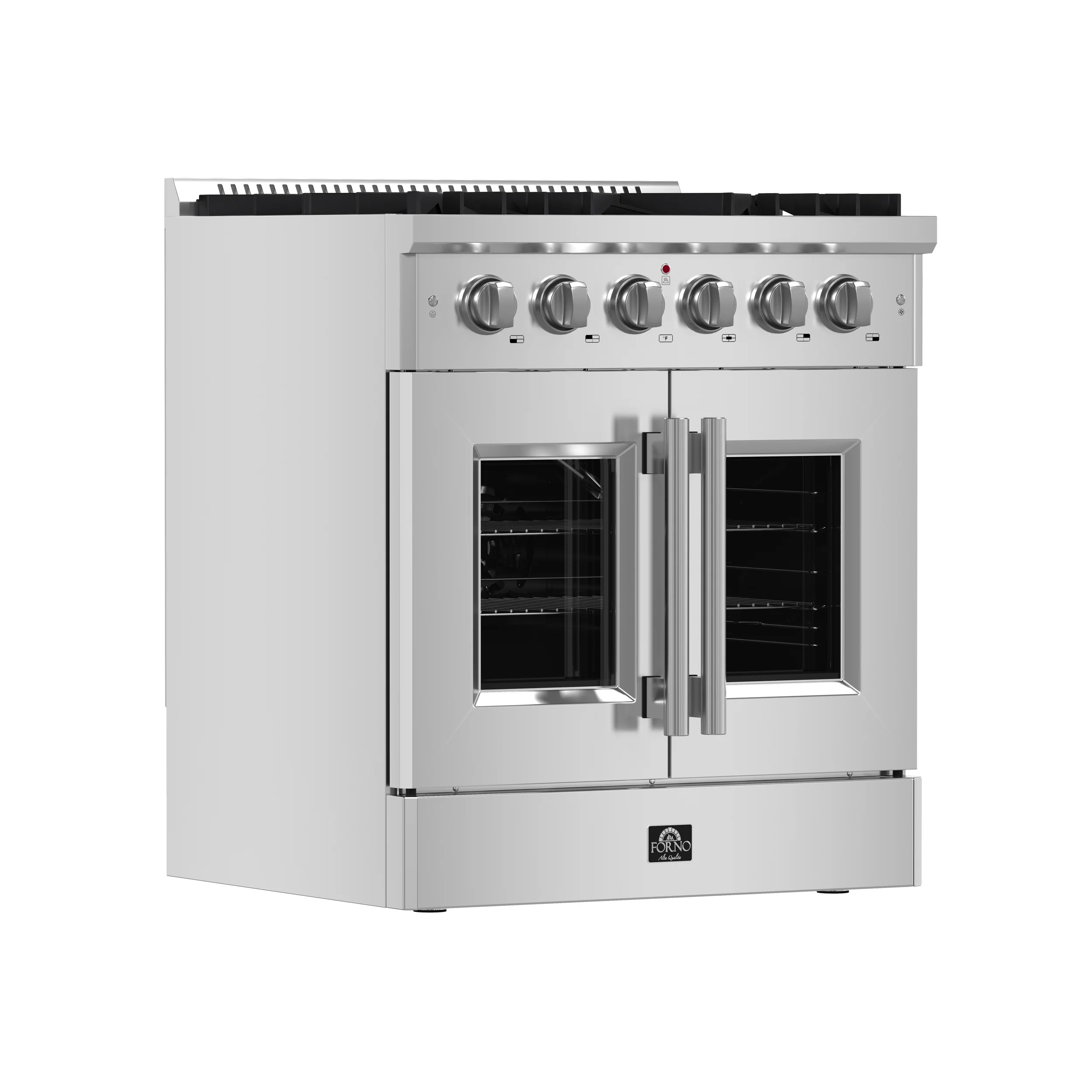 Forno Galiano 30-Inch Freestanding French Door Gas Range, 5 Burners, Convection Oven, Energy Efficient - Image 3