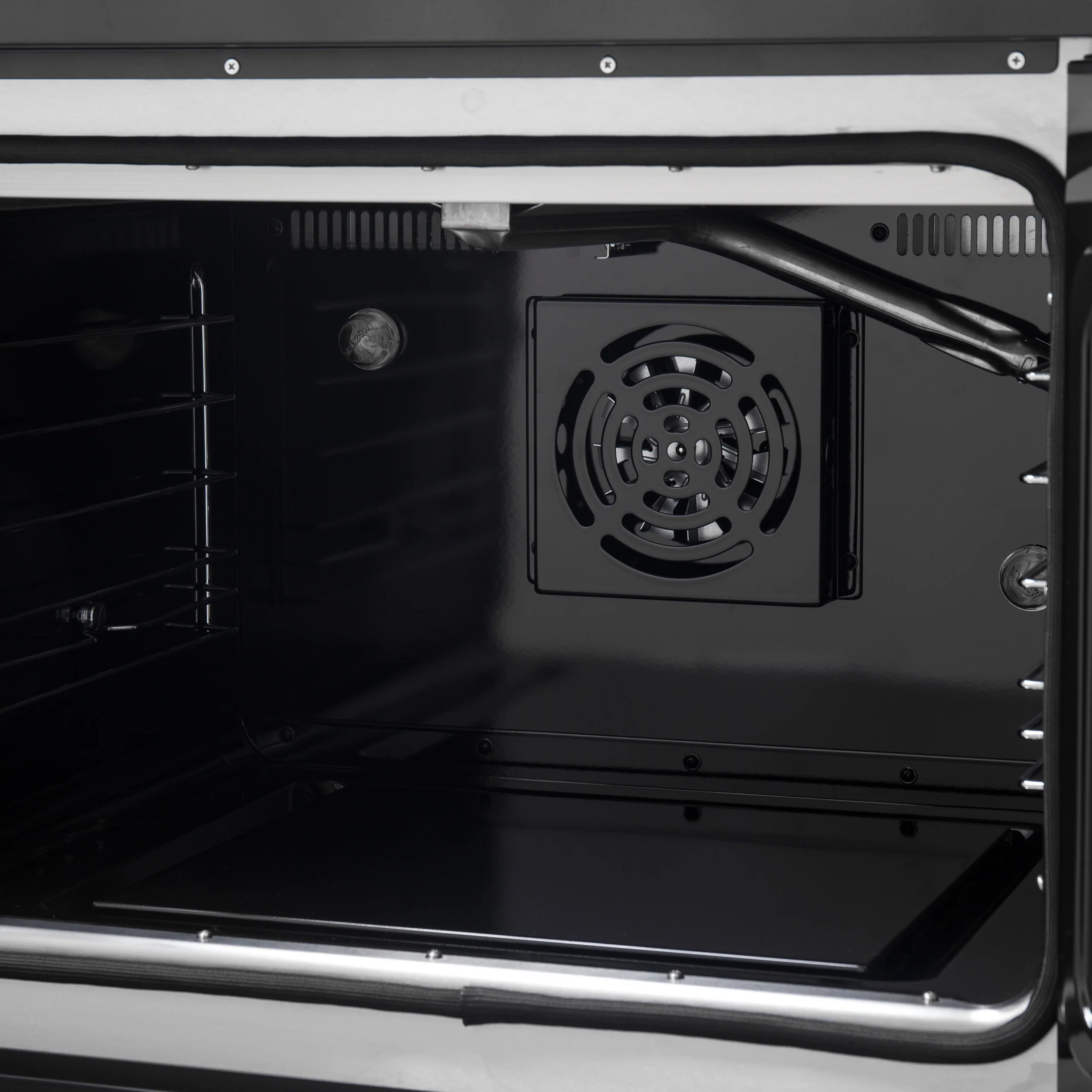 Forno Galiano 30-inch French Door Gas Range Black and Antique Brass Design, 5 Sealed Burners 68,000 BTU, 4.32 cu.ft. Convection Oven - Image 13