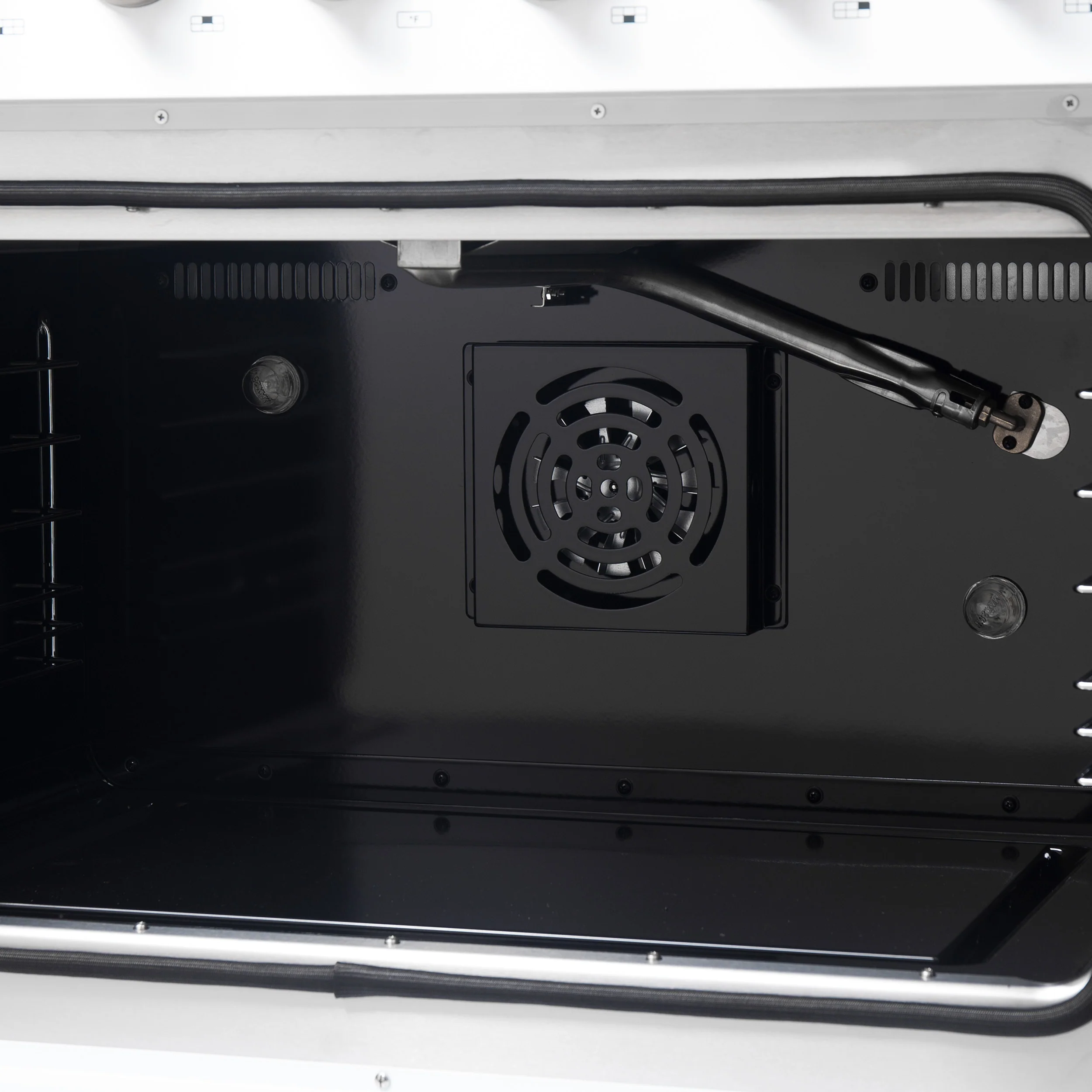 Forno Galiano 36-inch French Door Gas Range White and Antique Brass Design, 6 Sealed Burners 83,000 BTU, 5.36 cu.ft. Convection Oven - Image 12