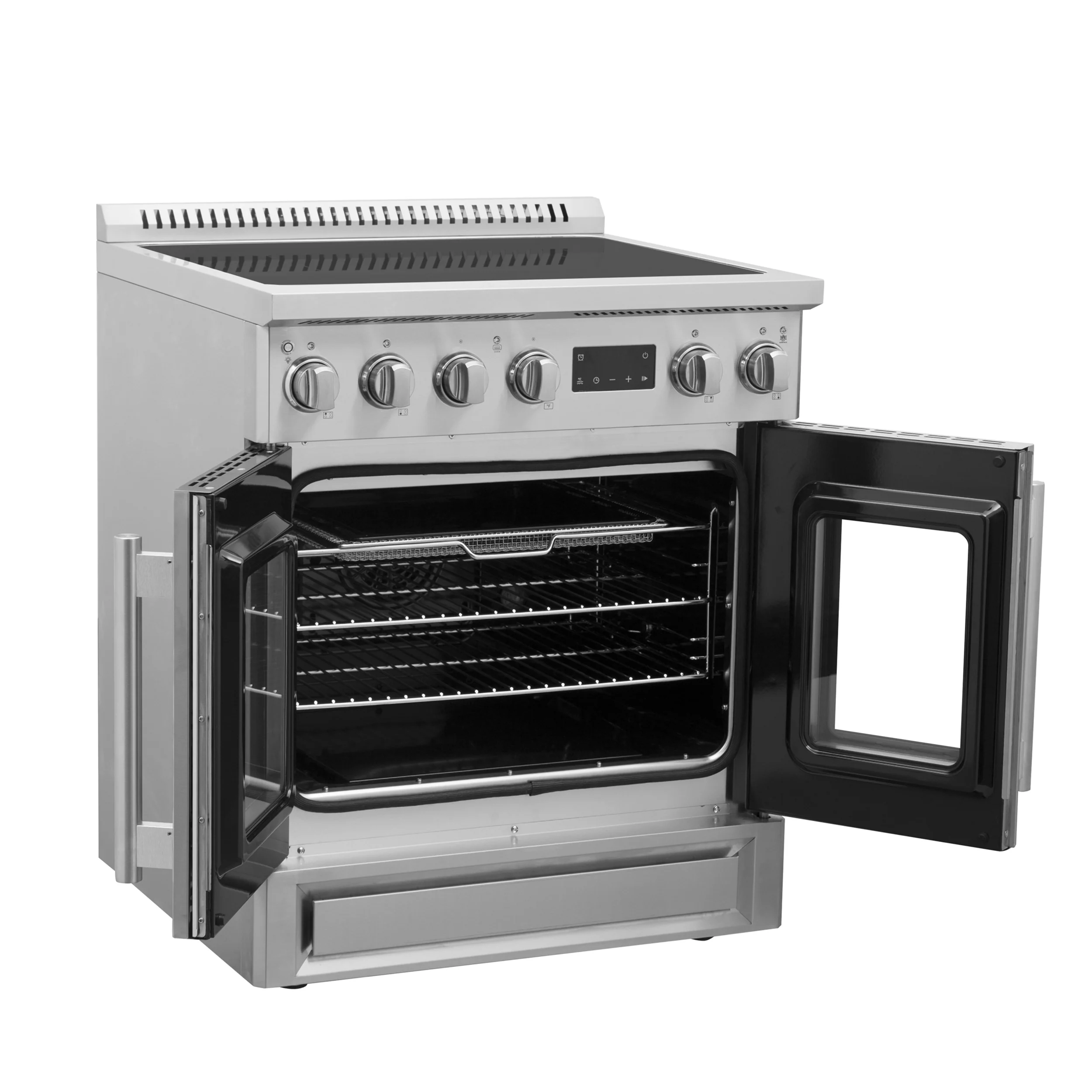 Forno Torino 30 Inch French Door Induction Range with Air Fryer and True Convection Oven - Image 10