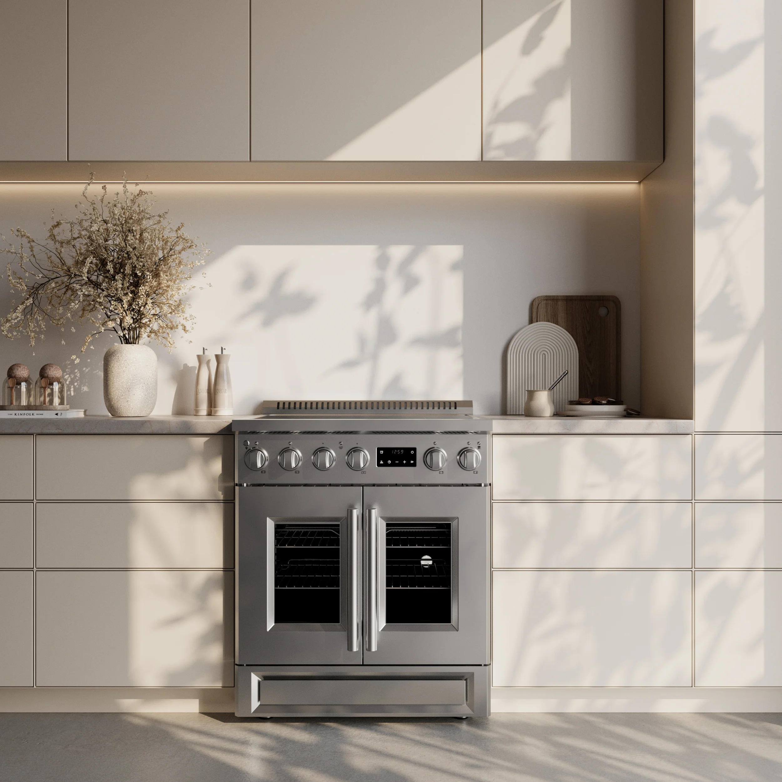 Forno Torino 30 Inch French Door Induction Range with Air Fryer and True Convection Oven - Image 15
