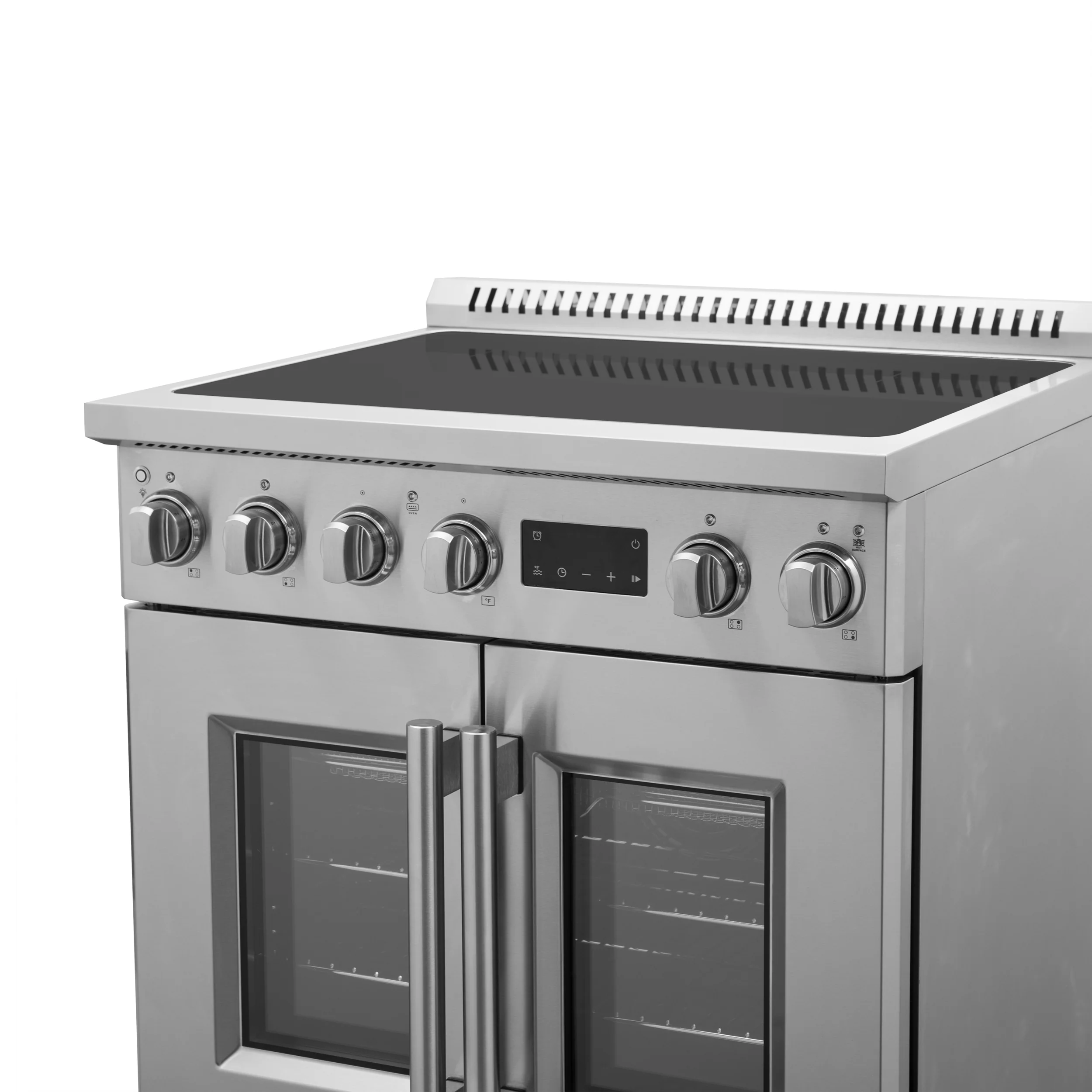 Forno Torino 30 Inch French Door Induction Range with Air Fryer and True Convection Oven - Image 4