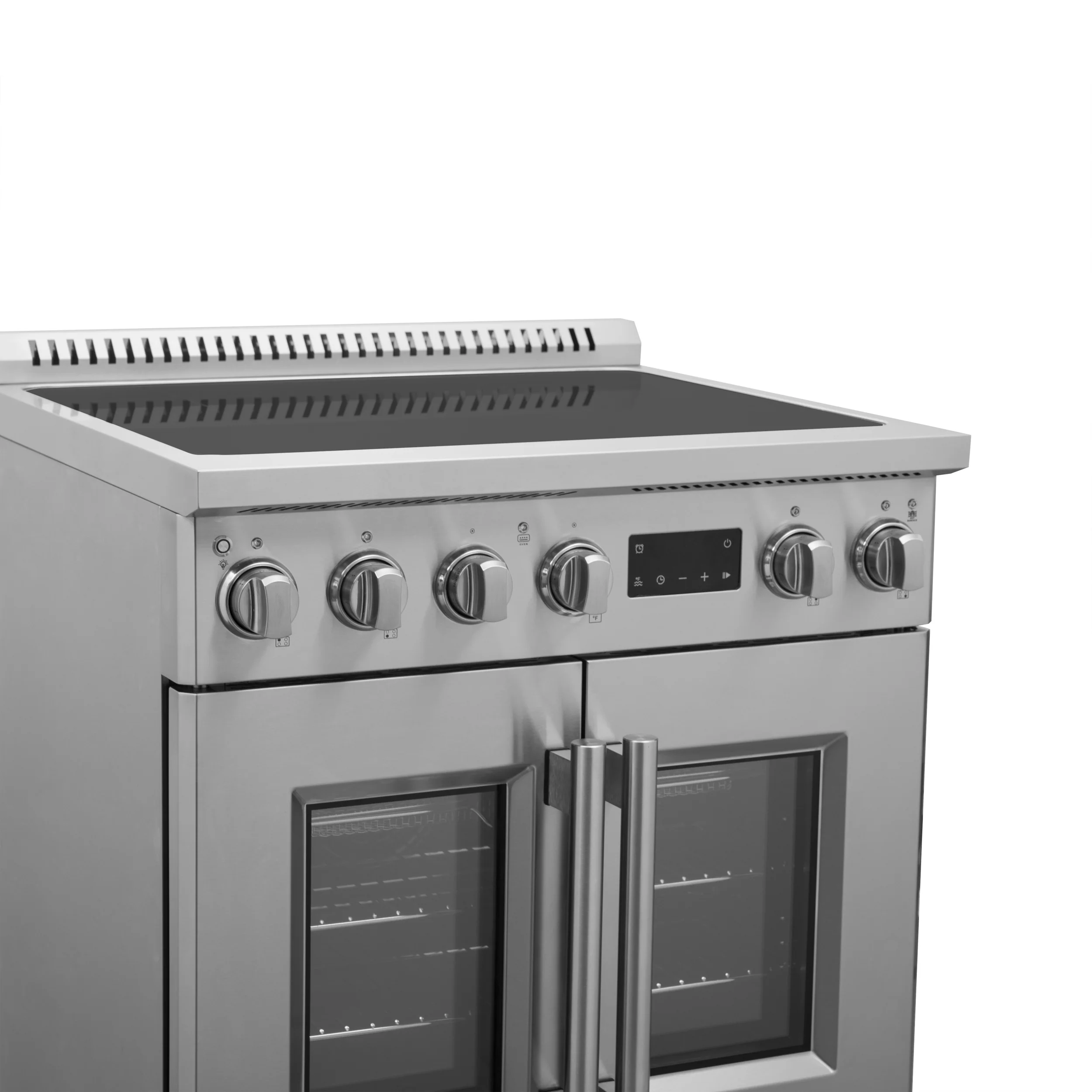 Forno Torino 30 Inch French Door Induction Range with Air Fryer and True Convection Oven - Image 7