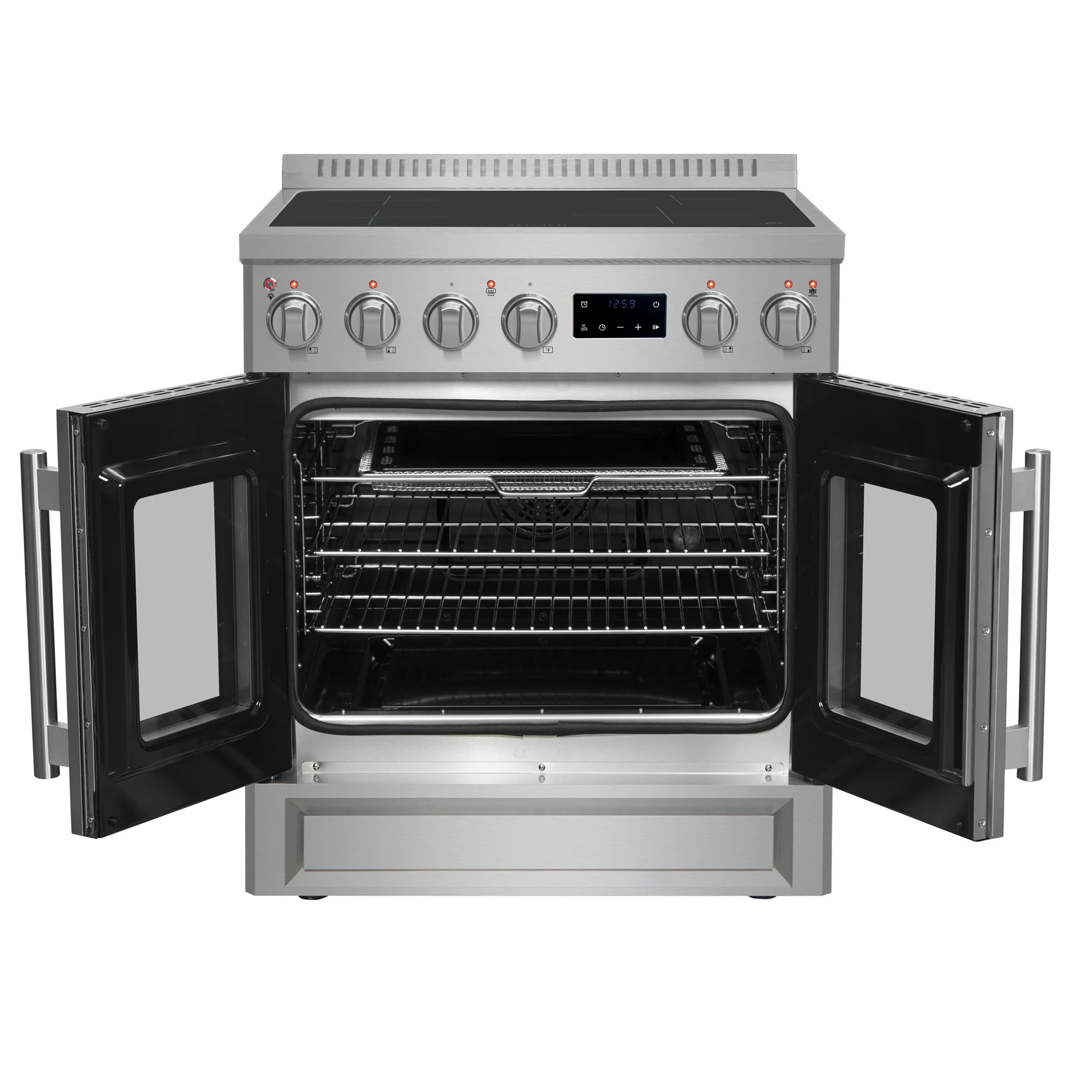 Forno Torino 30 Inch French Door Induction Range with Air Fryer and True Convection Oven - Image 9