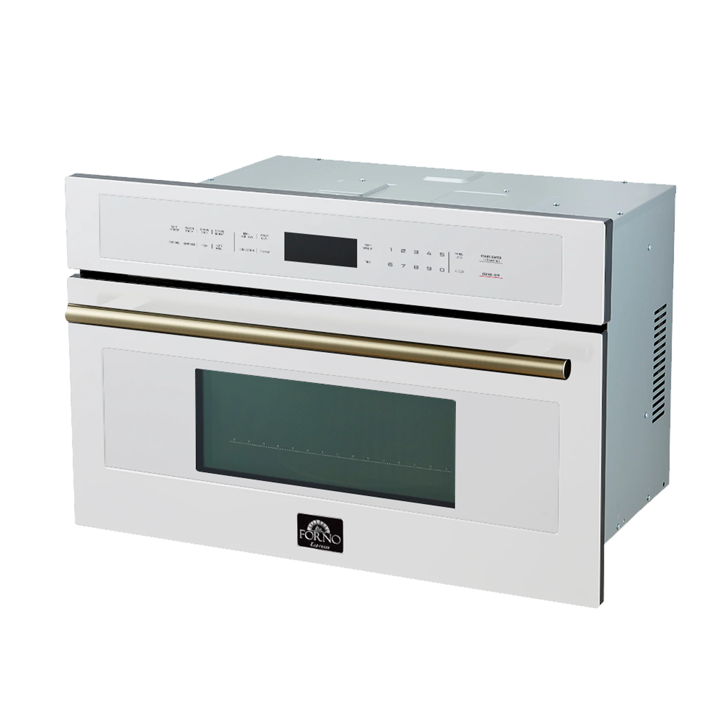 Oliena Espresso White 30 Inch 1750 Watt Compact Oven & 1000 Watt Microwave, 1.6 cu. ft. - Image 4