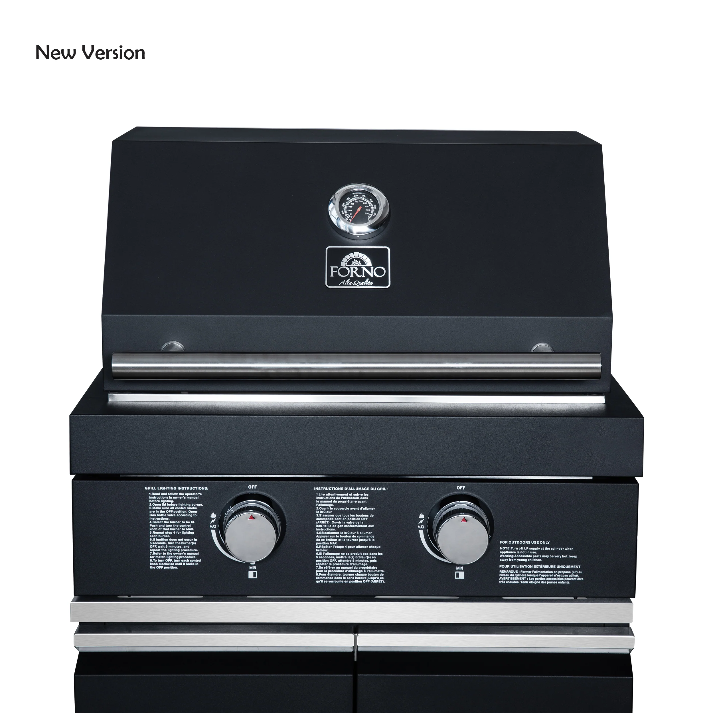 Forno All’Aperto 99,600 BTU Outdoor Kitchen, 5 Burners, Infrared Burners, Side Burner, Black Sintered Stone Countertops, Gas Pizza Oven, Sink Module, Bar & Beverage Center - Image 16