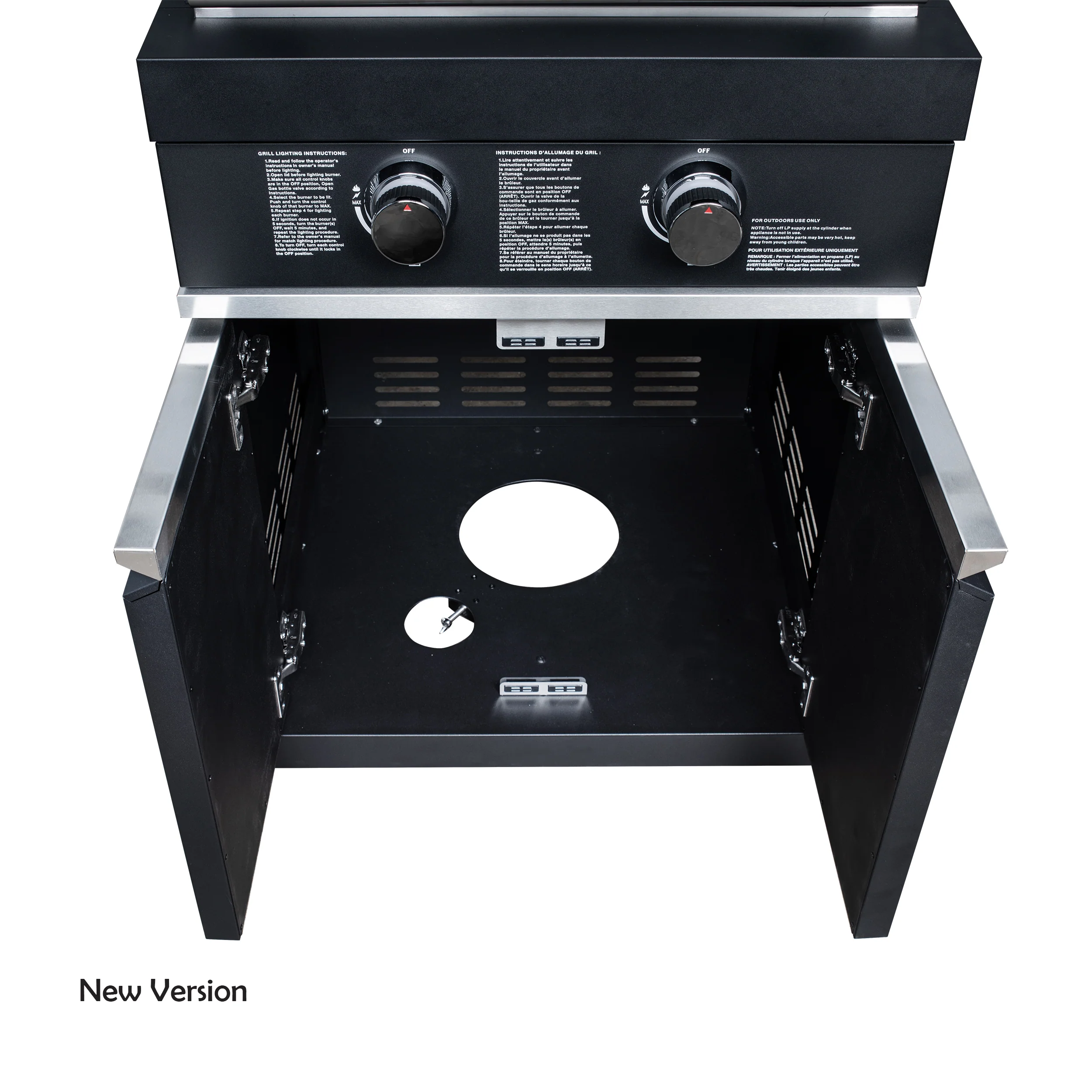 Forno All’Aperto 99,600 BTU Outdoor Kitchen, 5 Burners, Infrared Burners, Side Burner, Black Sintered Stone Countertops, Gas Pizza Oven, Sink Module, Bar & Beverage Center - Image 19