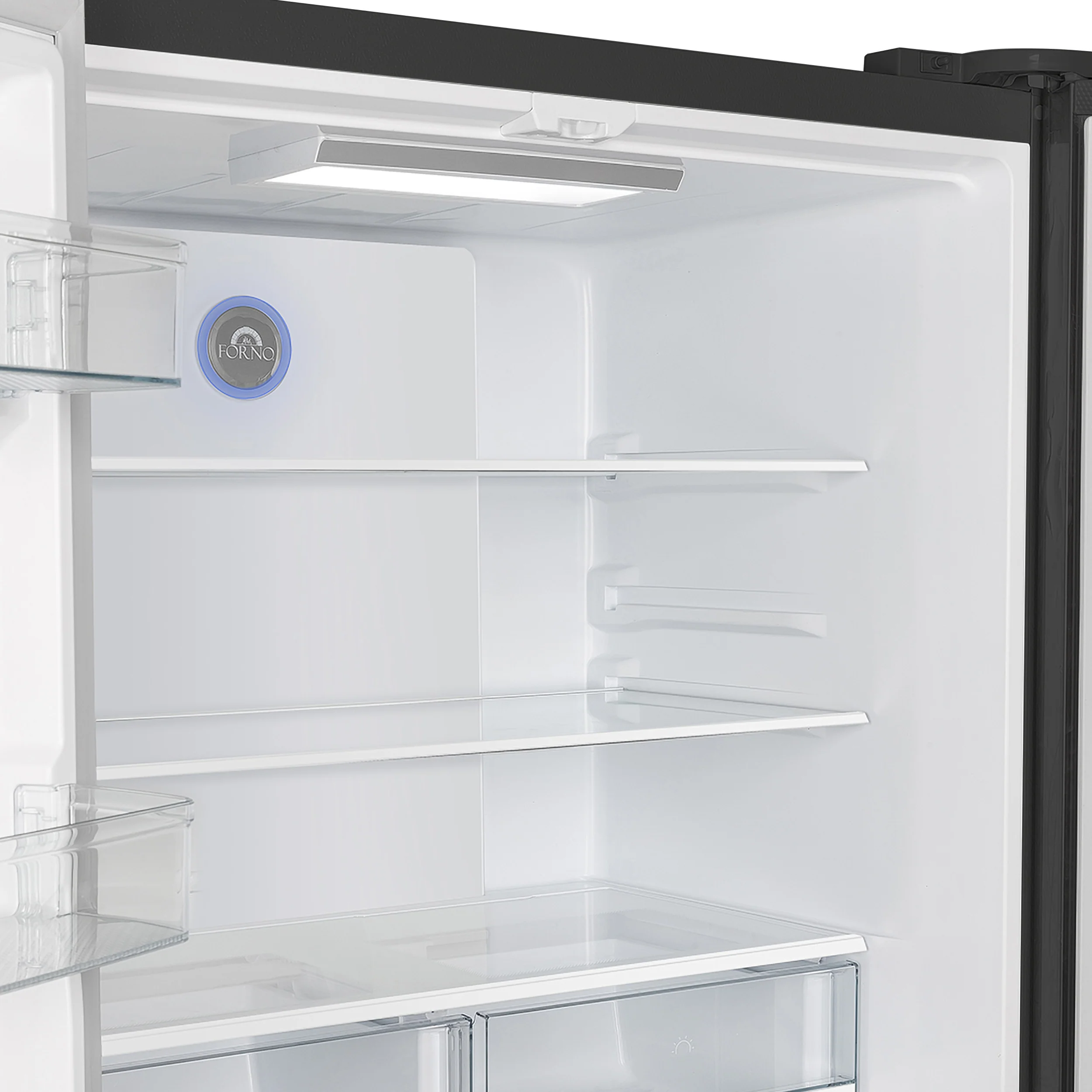 Forno Moena Espresso 36-Inch Black French Door Refrigerator, 19.2 Cu. Ft., Frost-Free, Automatic Ice Maker, ENERGY STAR Certified - Image 9