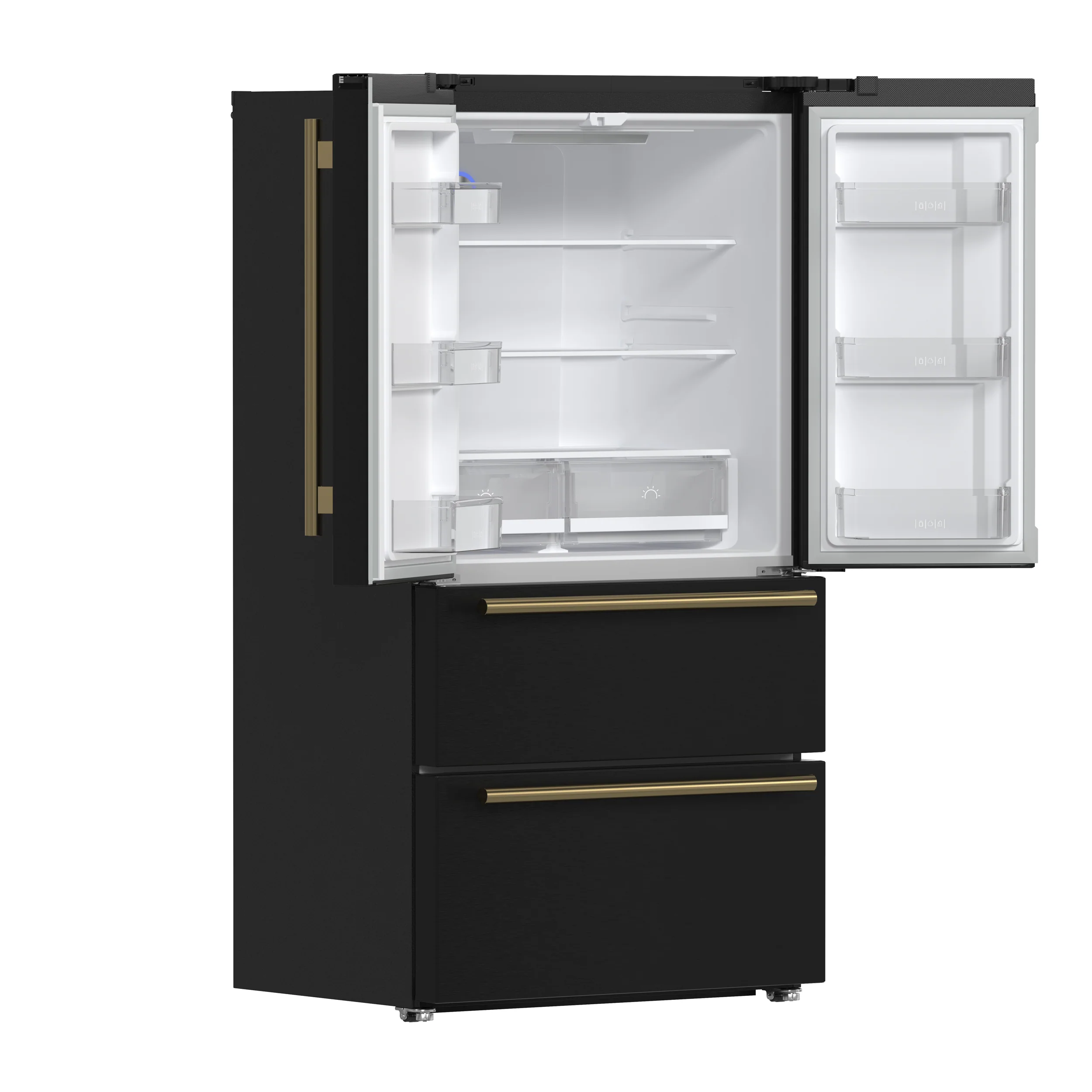 Forno Moena Espresso 36-Inch Black French Door Refrigerator, 19.2 Cu. Ft., Frost-Free, Automatic Ice Maker, ENERGY STAR Certified - Image 7