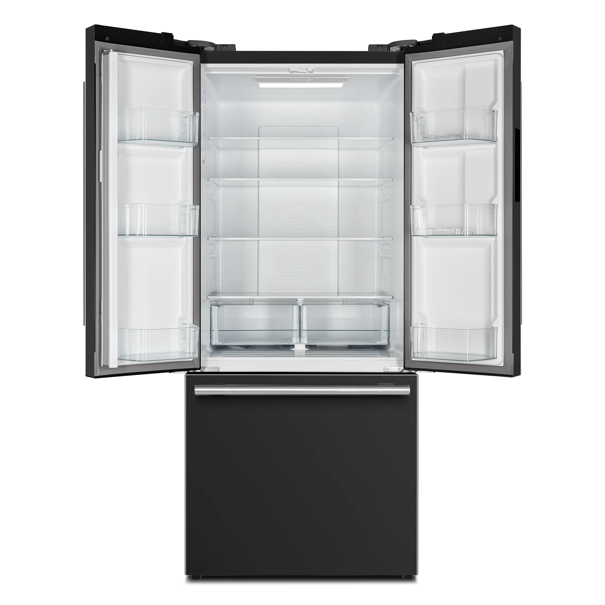 Forno Gallipoli Espresso 30-Inch Black French Door Refrigerator, Bottom Freezer, 17.5 Cu. Ft., No Frost, Ice Maker - Image 4