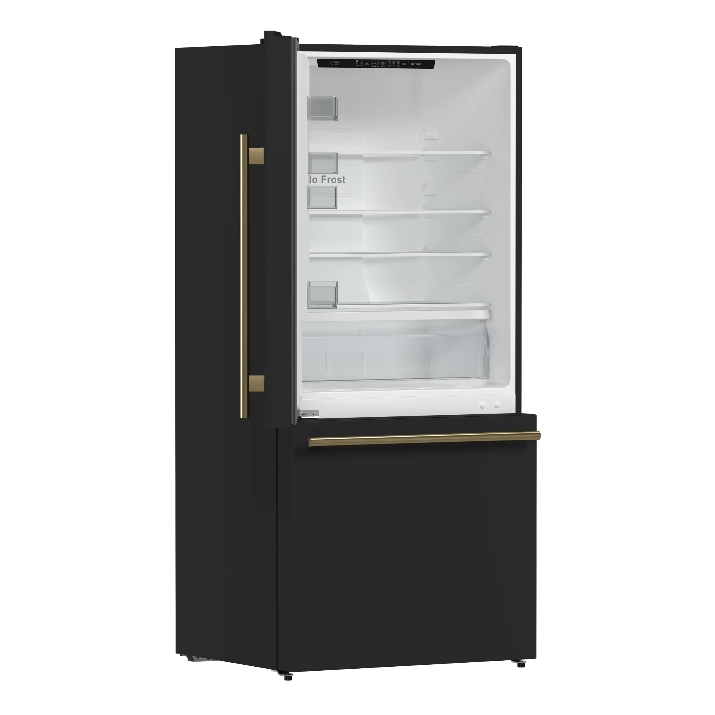 FORNO 2-Piece Black Kitchen Bundle - 30" Induction Range and 31" Bottom Freezer Refrigerator - Image 13