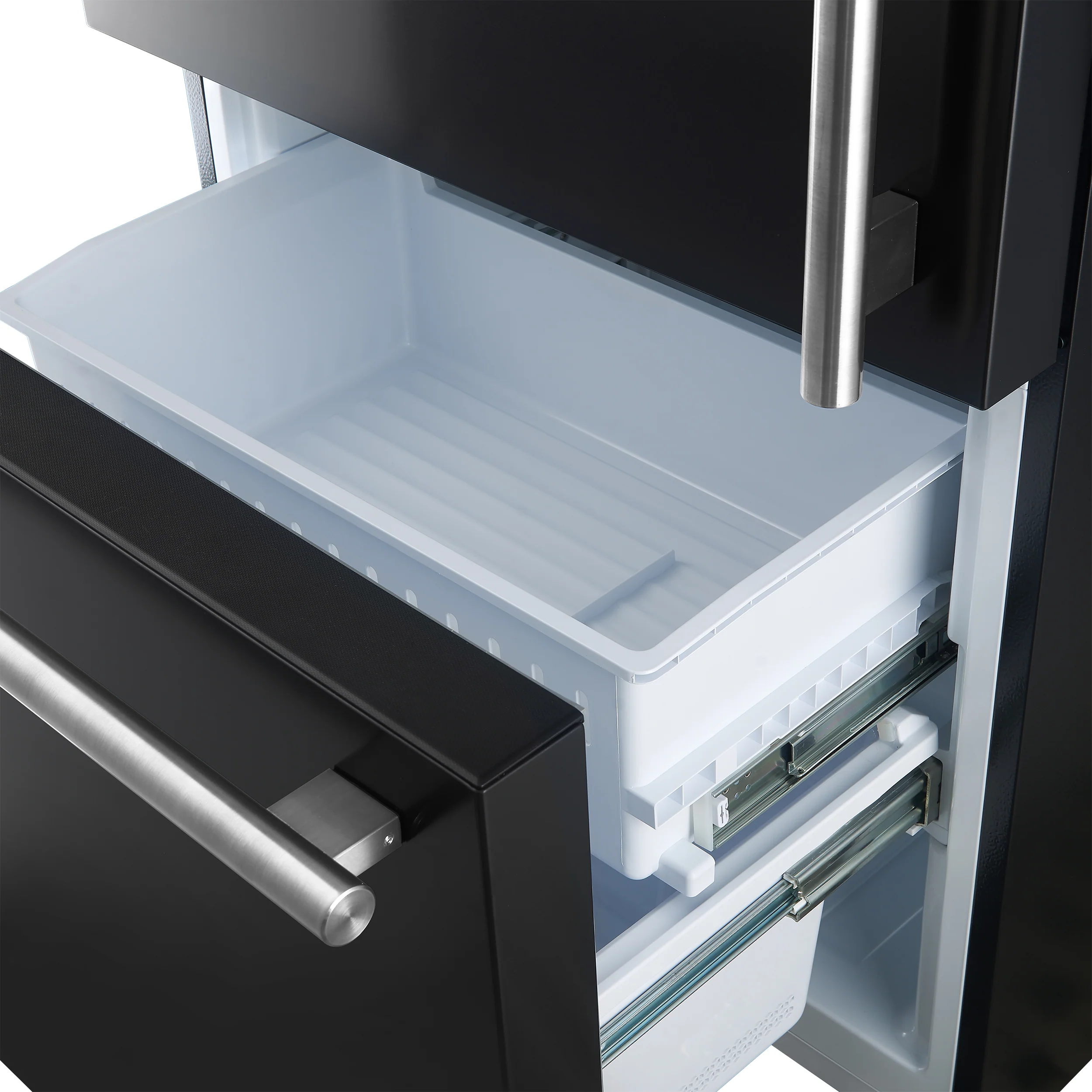 FORNO 2-Piece Black Kitchen Bundle - 30" Induction Range and 31" Bottom Freezer Refrigerator - Image 7