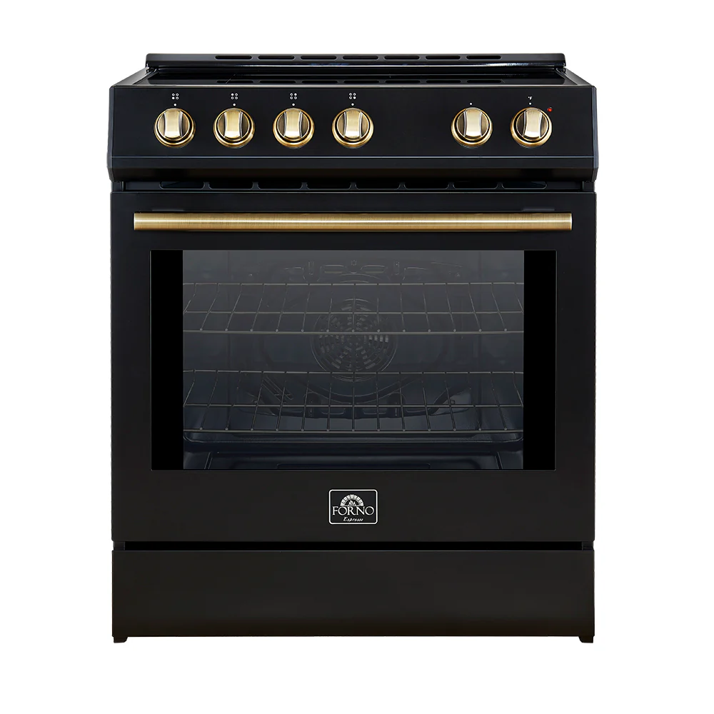 FORNO 2-Piece Black Kitchen Bundle - 30" Induction Range and 31" Bottom Freezer Refrigerator - Image 16