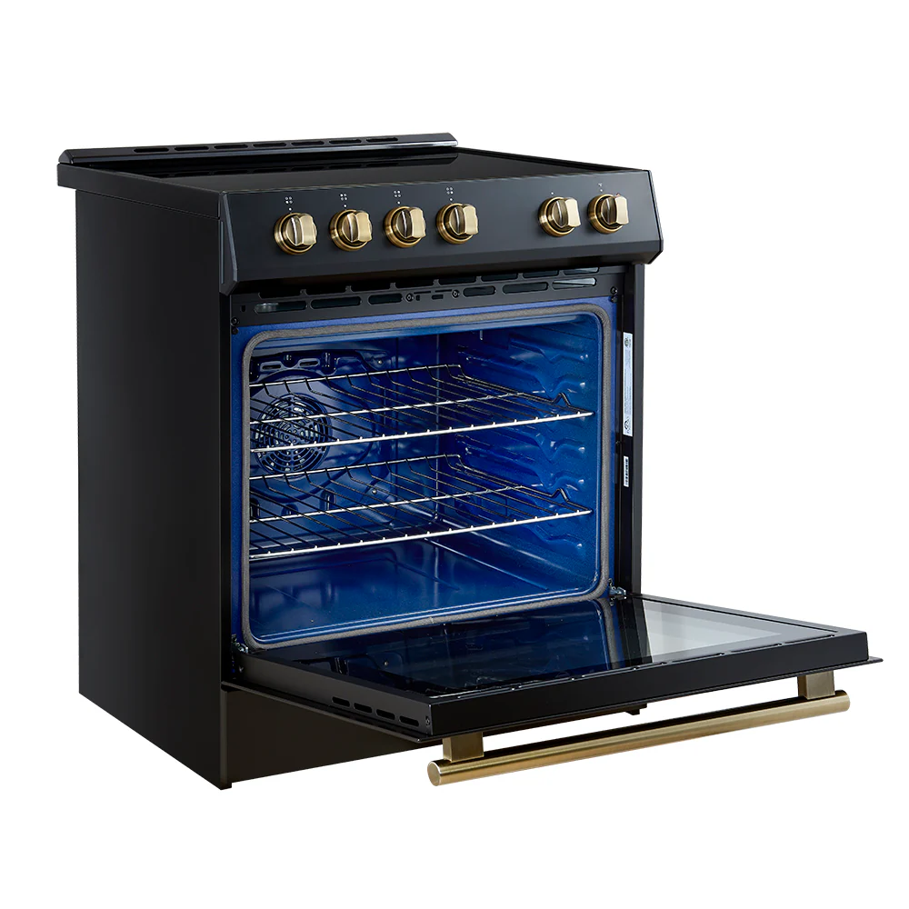 FORNO 2-Piece Black Kitchen Bundle - 30" Induction Range and 31" Bottom Freezer Refrigerator - Image 17