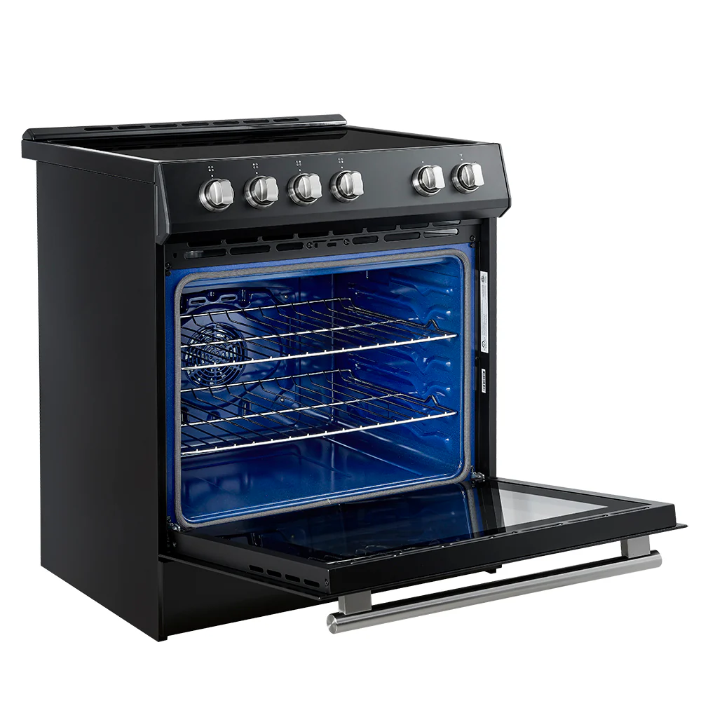 FORNO 2-Piece Black Kitchen Bundle - 30" Induction Range and 31" Bottom Freezer Refrigerator - Image 18