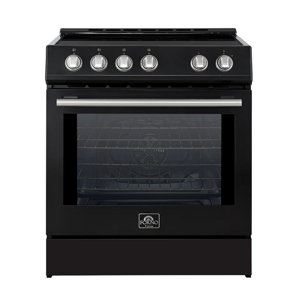 FORNO 2-Piece Black Kitchen Bundle - 30" Induction Range and 31" Bottom Freezer Refrigerator - Image 20