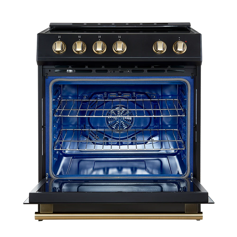 FORNO 2-Piece Black Kitchen Bundle - 30" Induction Range and 31" Bottom Freezer Refrigerator - Image 21