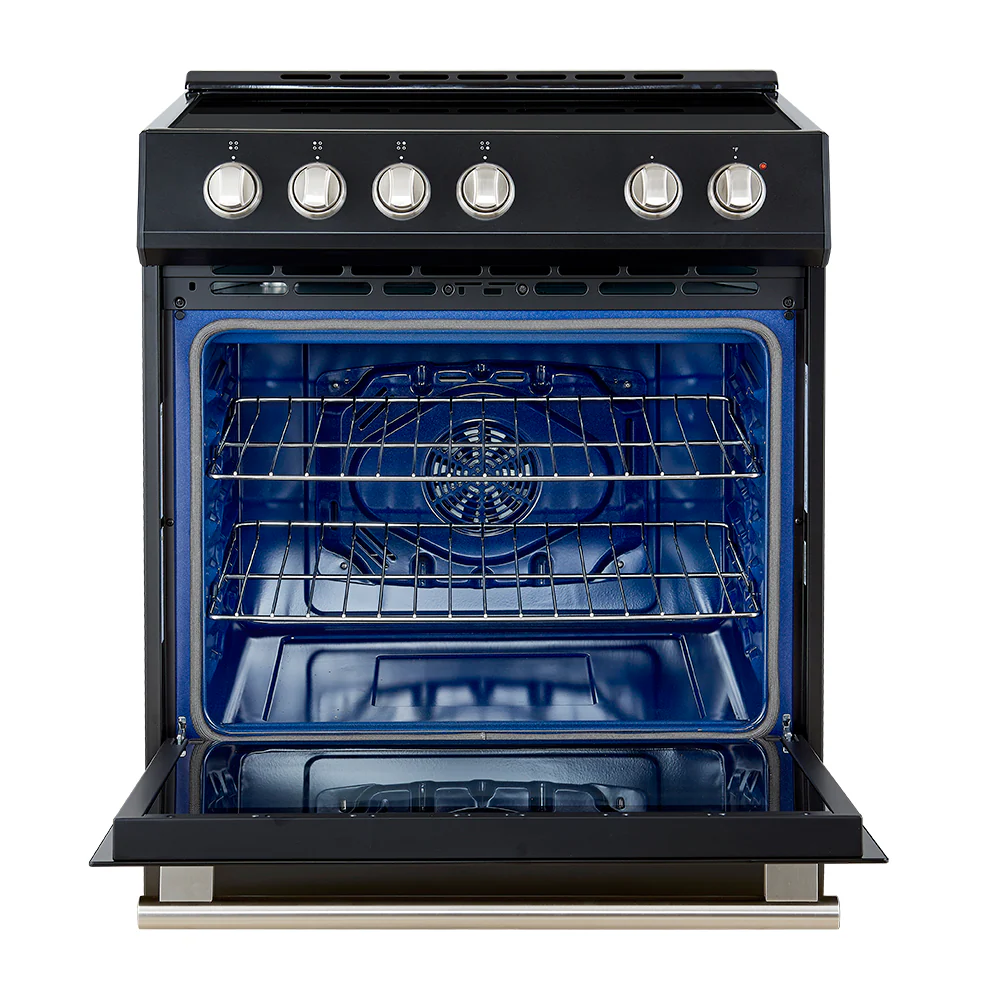 FORNO 2-Piece Black Kitchen Bundle - 30" Induction Range and 31" Bottom Freezer Refrigerator - Image 22