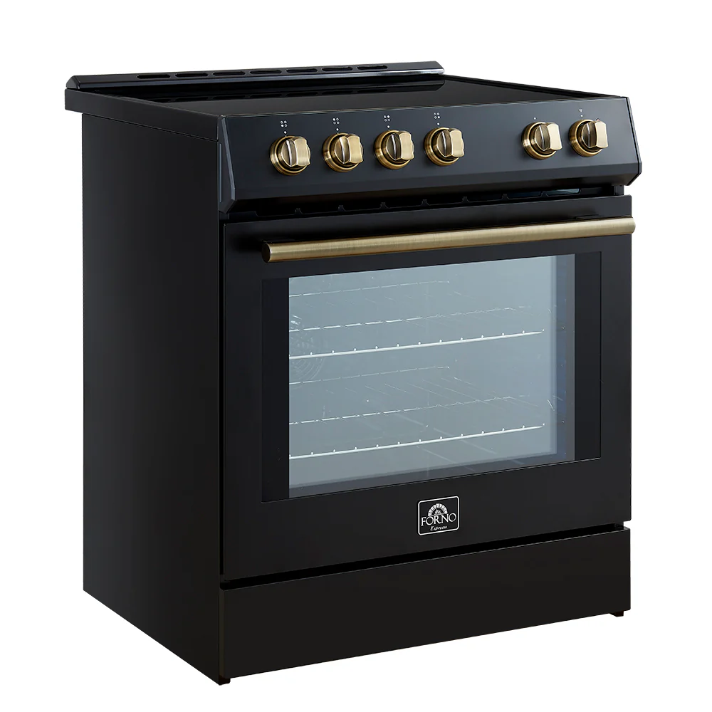 FORNO 2-Piece Black Kitchen Bundle - 30" Induction Range and 31" Bottom Freezer Refrigerator - Image 23