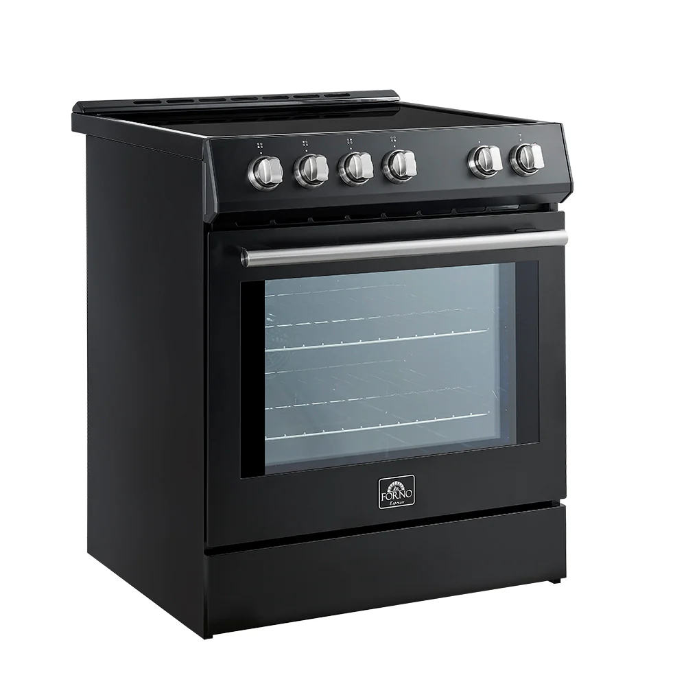 FORNO 2-Piece Black Kitchen Bundle - 30" Induction Range and 31" Bottom Freezer Refrigerator - Image 24