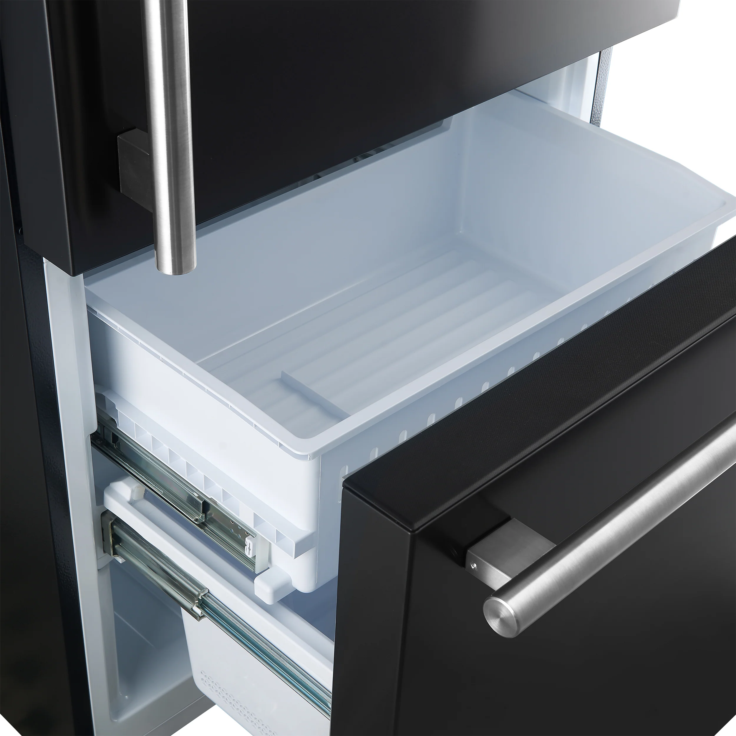 FORNO 2-Piece Black Kitchen Bundle - 30" Induction Range and 31" Bottom Freezer Refrigerator - Image 7