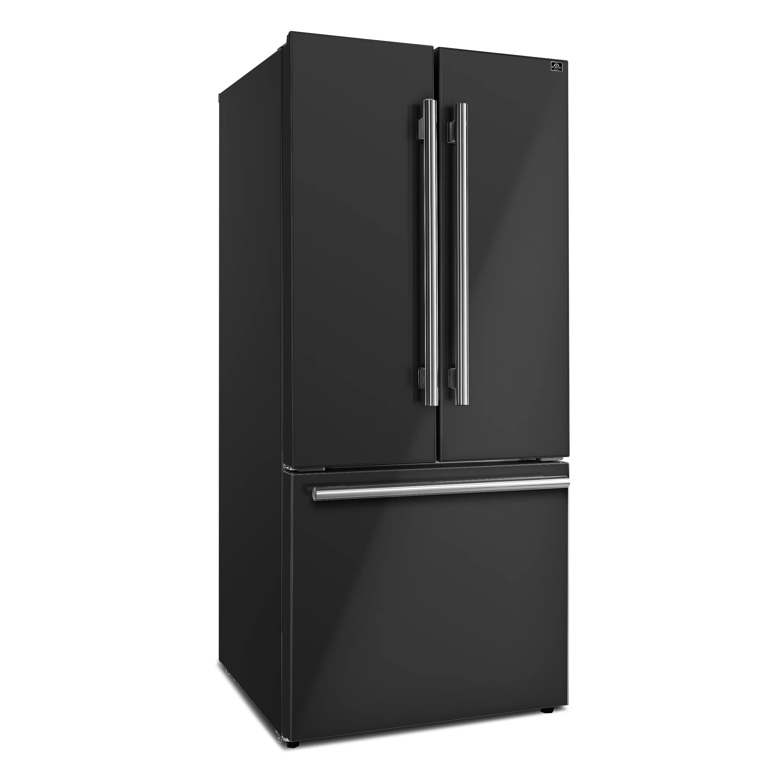 Forno Gallipoli Espresso 30-Inch Black French Door Refrigerator, Bottom Freezer, 17.5 Cu. Ft., No Frost, Ice Maker - Image 6