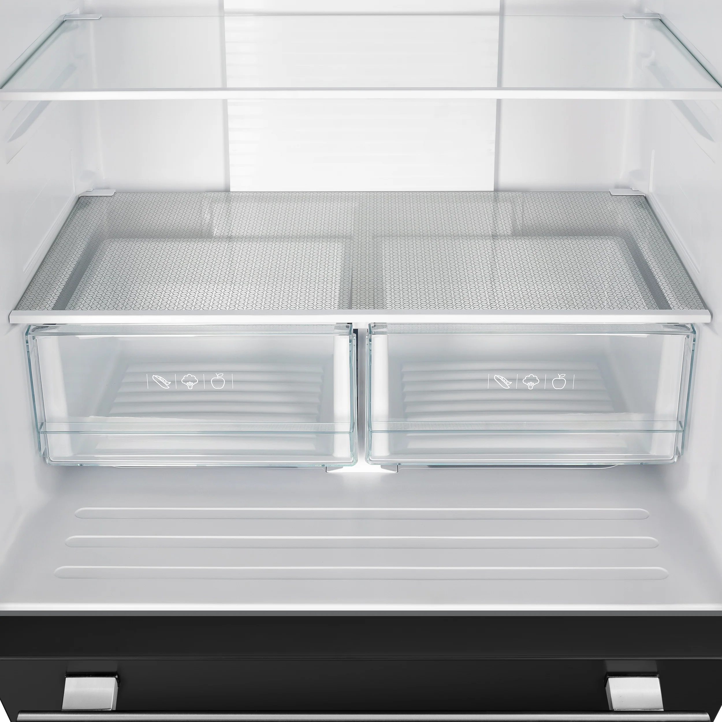 Forno Gallipoli Espresso 30-Inch Black French Door Refrigerator, Bottom Freezer, 17.5 Cu. Ft., No Frost, Ice Maker - Image 12