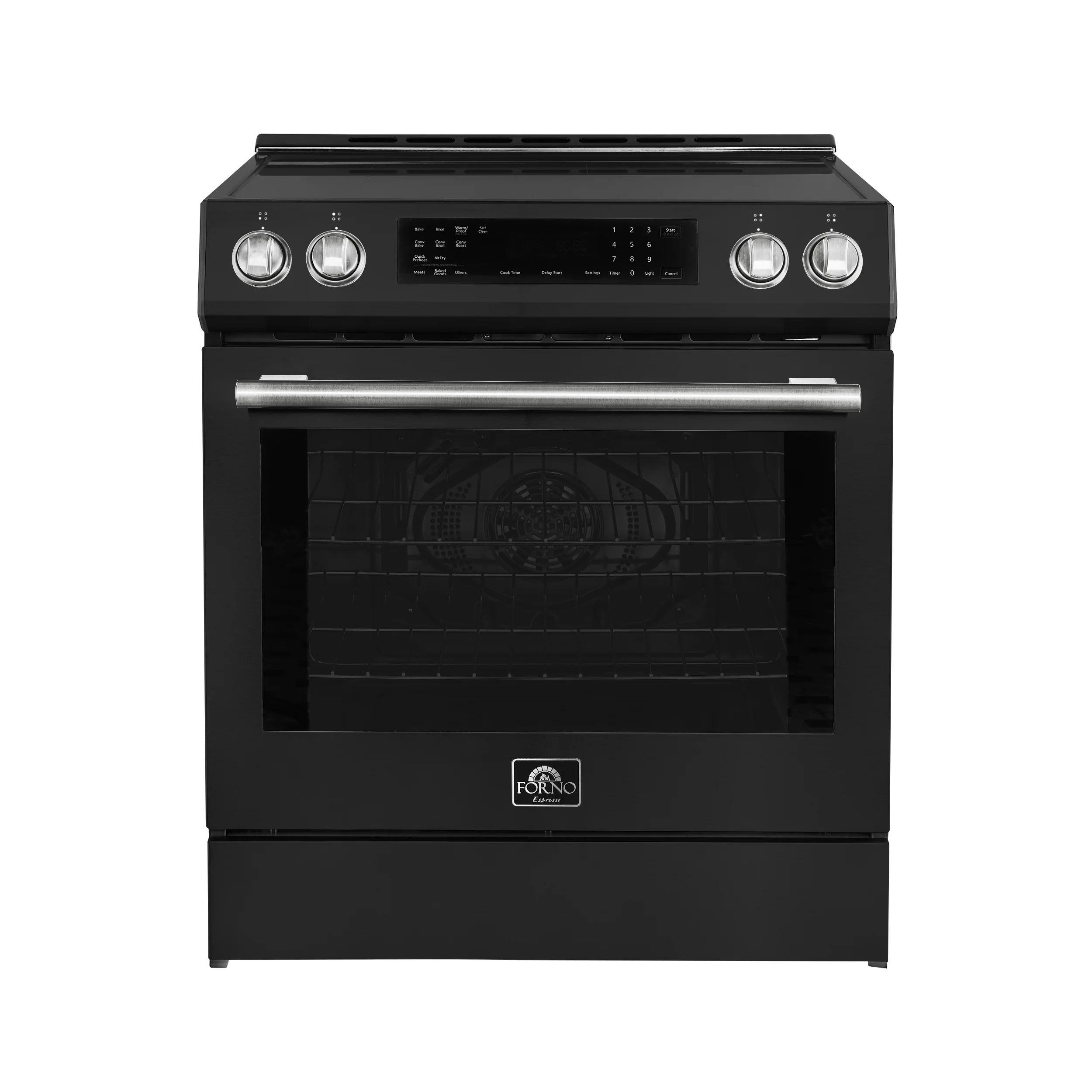 FORNO 2-Piece Black Kitchen Bundle - 30" Induction Range and 36" Bottom Freezer Refrigerator - Image 18