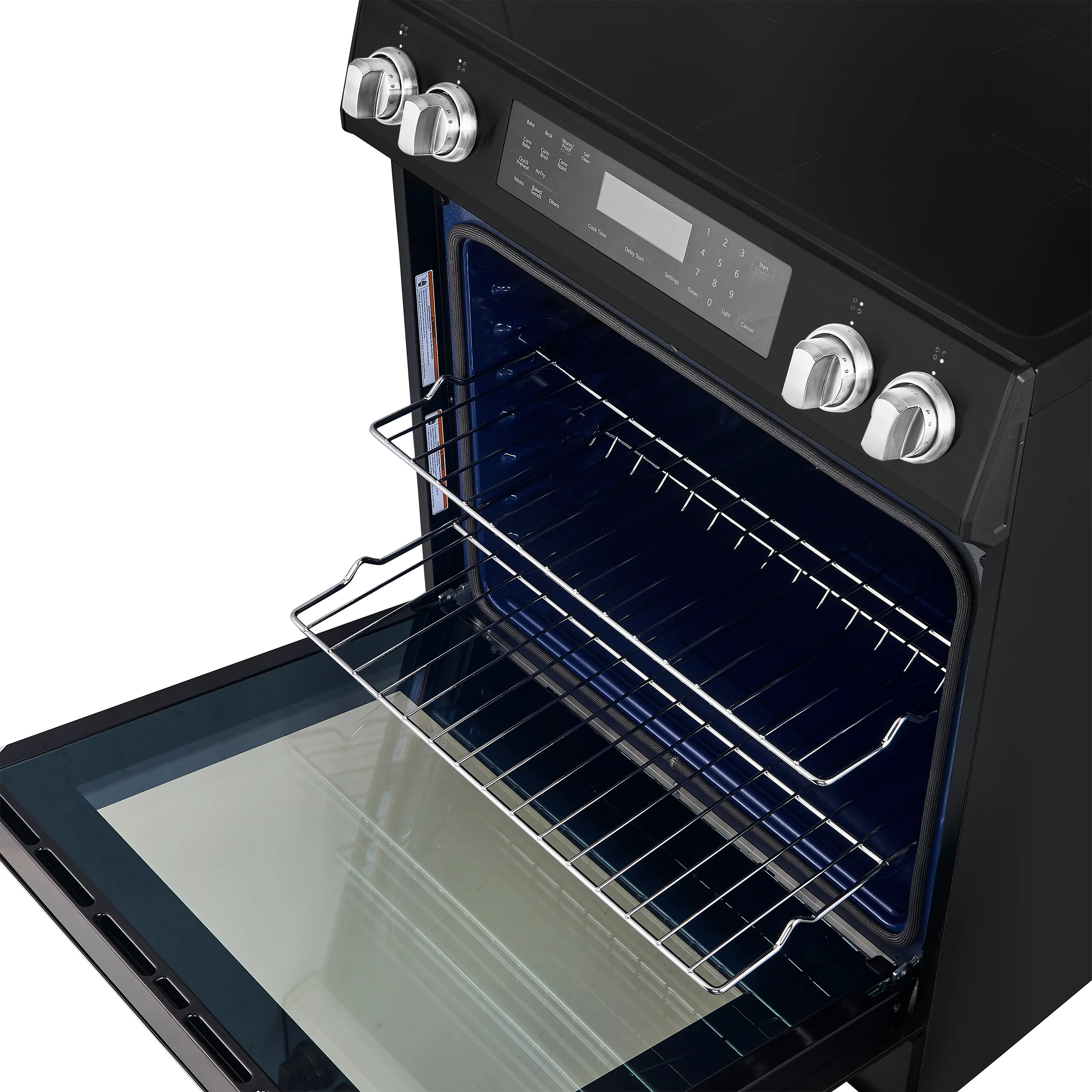 FORNO 2-Piece Black Kitchen Bundle - 30" Induction Range and 36" Bottom Freezer Refrigerator - Image 22