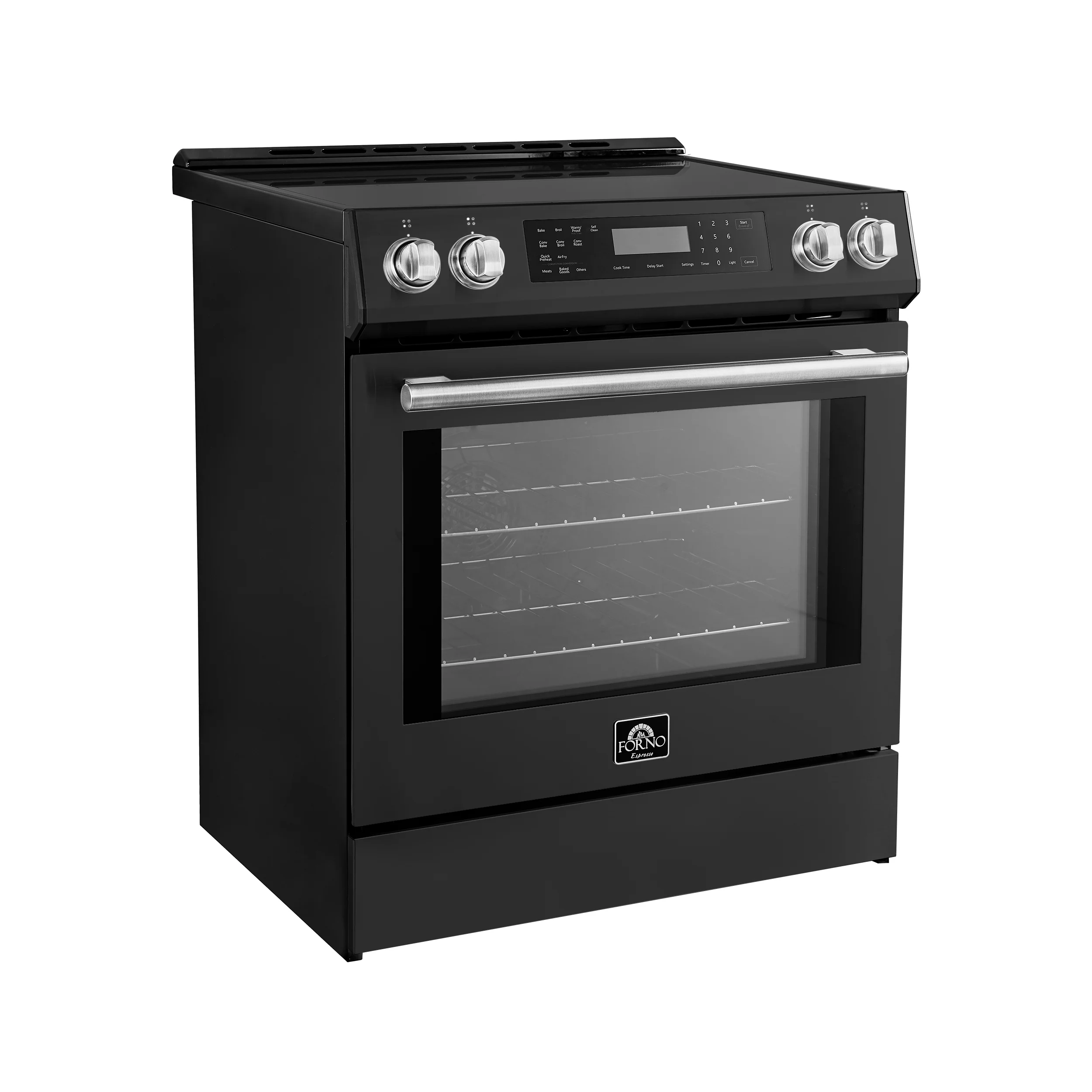 FORNO 2-Piece Black Kitchen Bundle - 30" Induction Range and 36" Bottom Freezer Refrigerator - Image 23