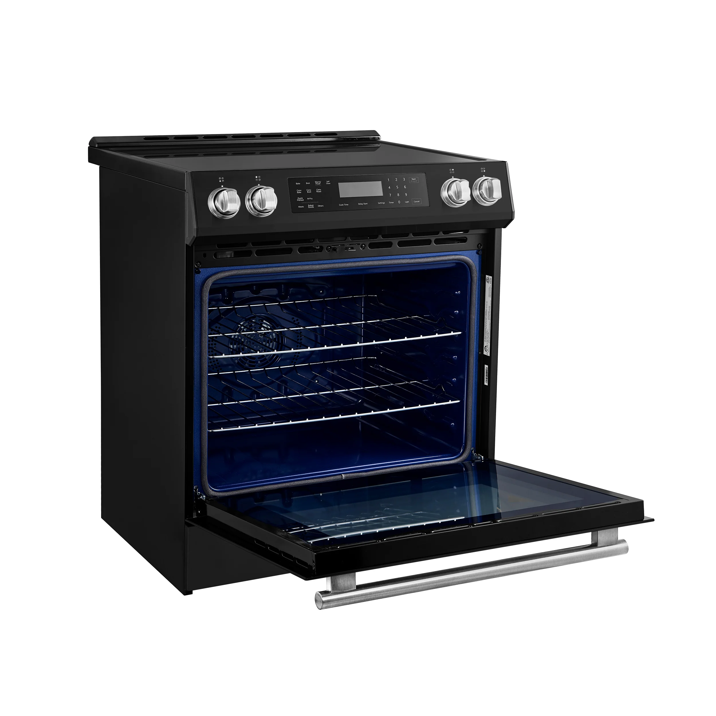 FORNO 2-Piece Black Kitchen Bundle - 30" Induction Range and 36" Bottom Freezer Refrigerator - Image 24