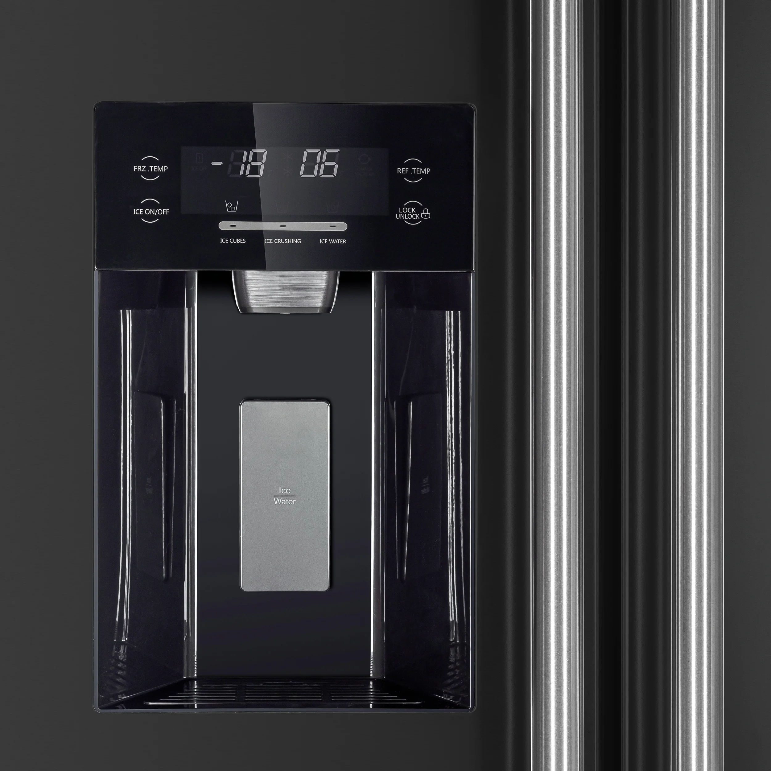 Forno Salerno Espresso 36-Inch Black Side-by-Side Refrigerator, 20 Cu. Ft., Frost-Free, Ice & Water Dispenser, ENERGY STAR Certified - Image 10