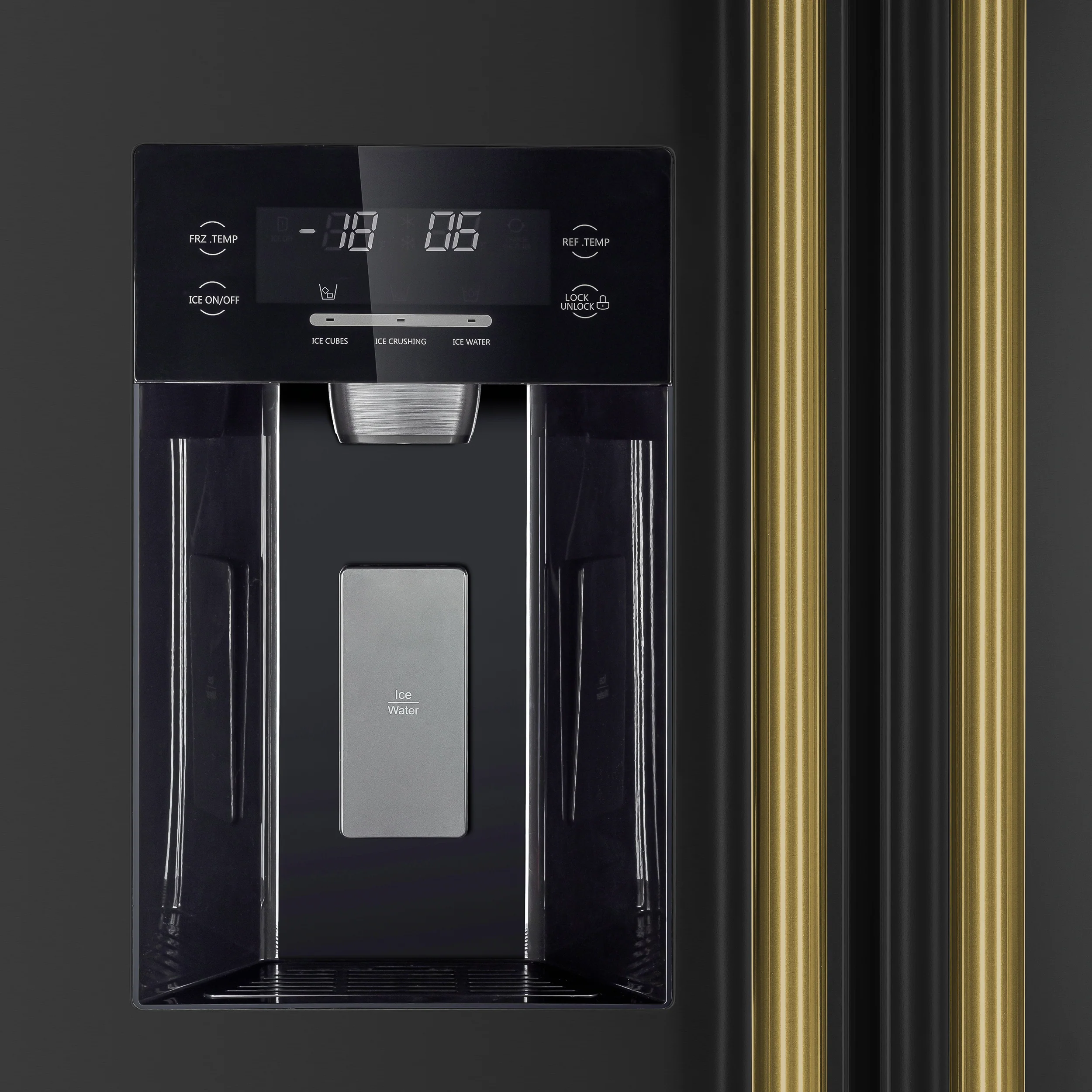 Forno Salerno Espresso 36-Inch Black Side-by-Side Refrigerator, 20 Cu. Ft., Frost-Free, Ice & Water Dispenser, ENERGY STAR Certified - Image 9