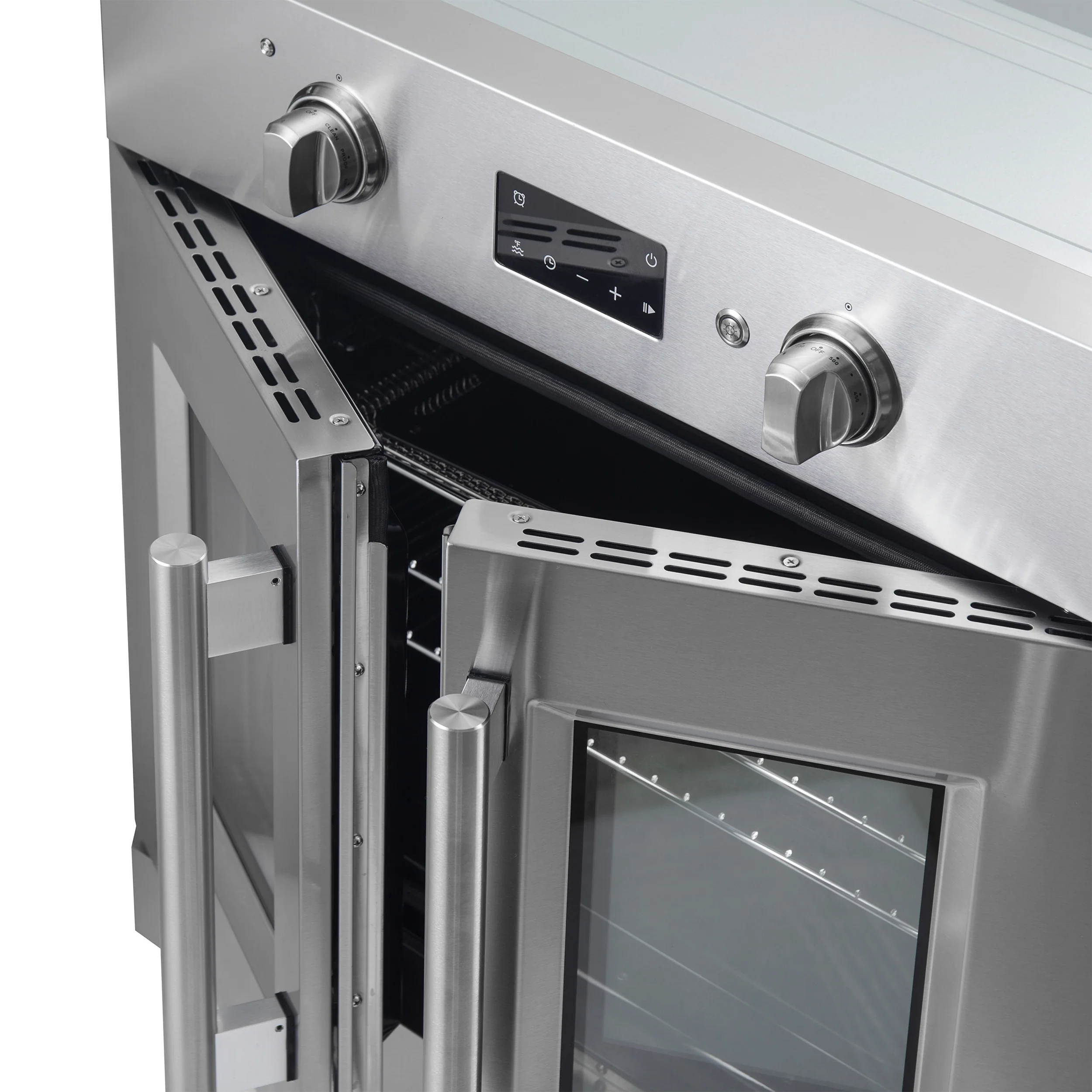 Forno Asti 30-Inch French Door Electric Wall Oven in Stainless Steel, 3.68 cu. ft. True Convection, 3,600W, Air Fry, Sous Vide, Self-Clean - Image 3