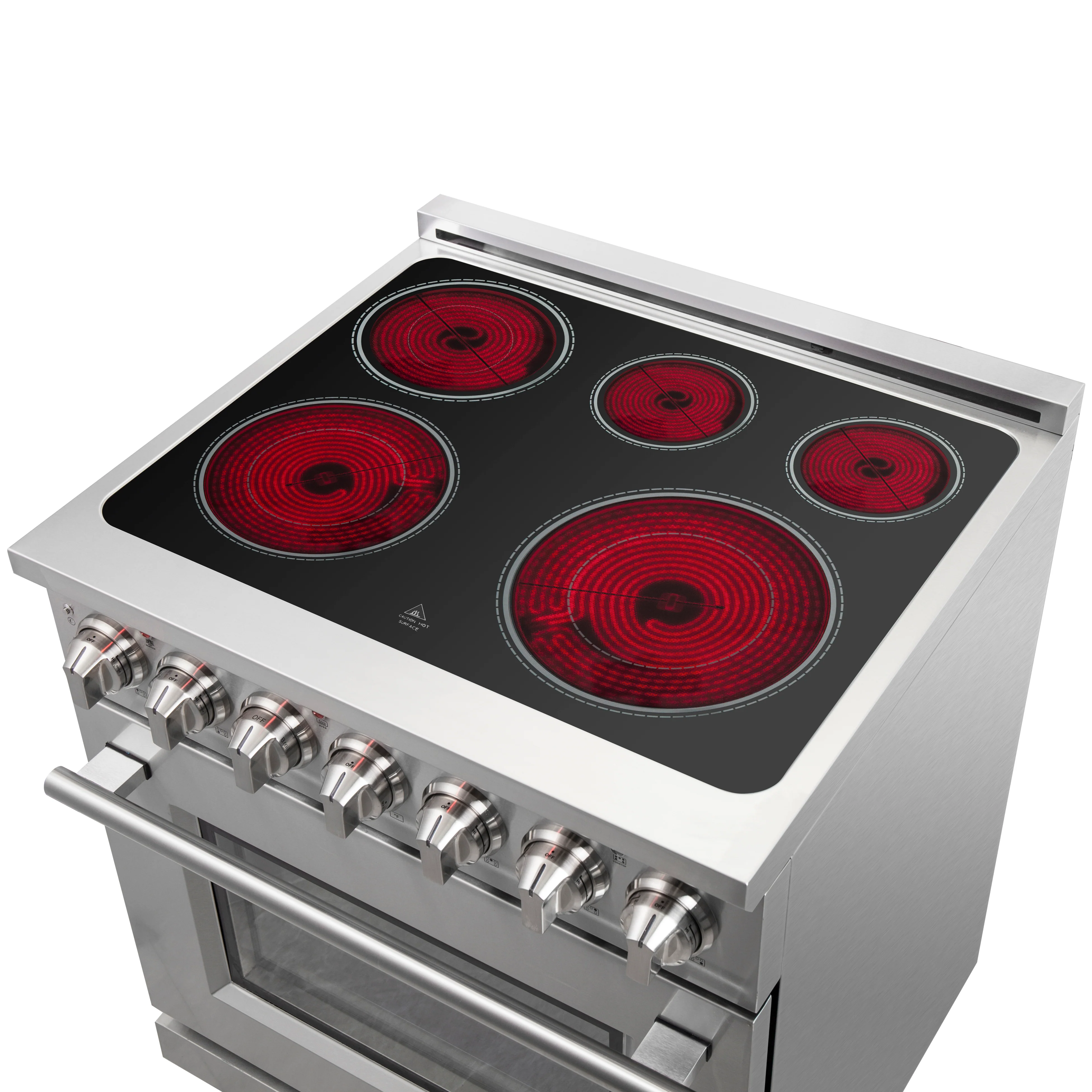FORNO 2-Piece SS Kitchen Bundle - 30" Electric Range and 31" Bottom Freezer Refrigerator - Image 18