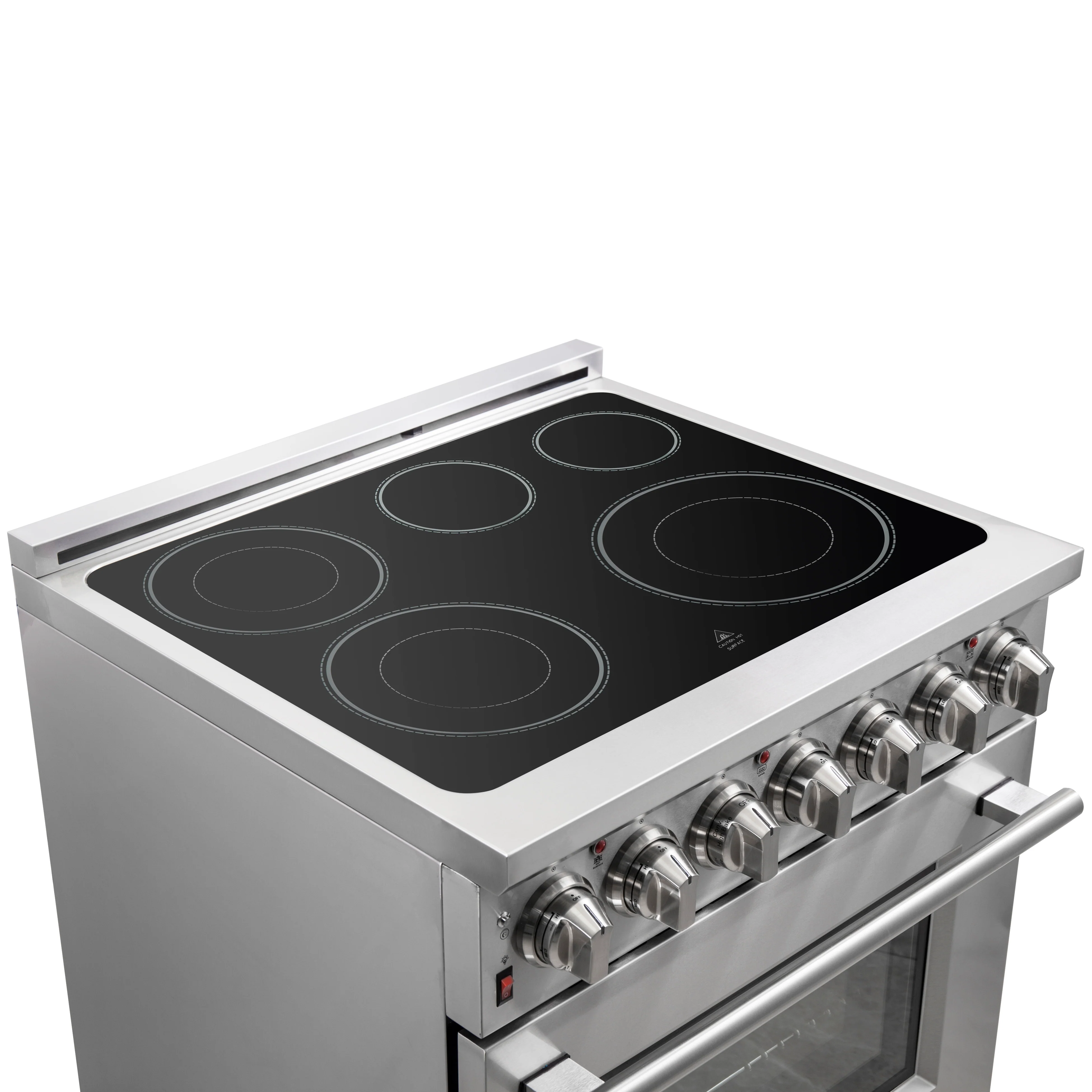 FORNO 2-Piece SS Kitchen Bundle - 30" Electric Range and 31" Bottom Freezer Refrigerator - Image 19
