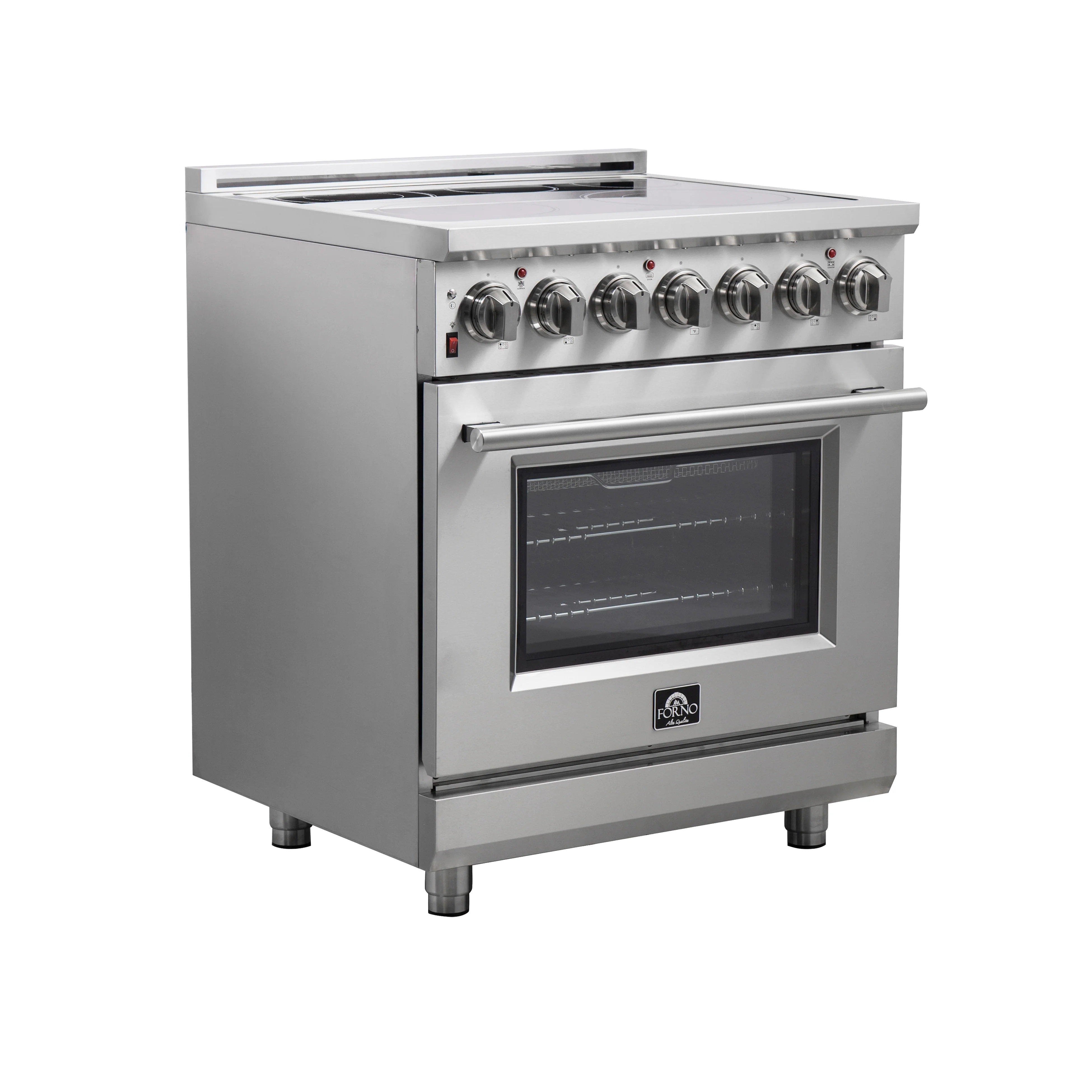 FORNO 2-Piece SS Kitchen Bundle - 30" Electric Range and 31" Bottom Freezer Refrigerator - Image 23