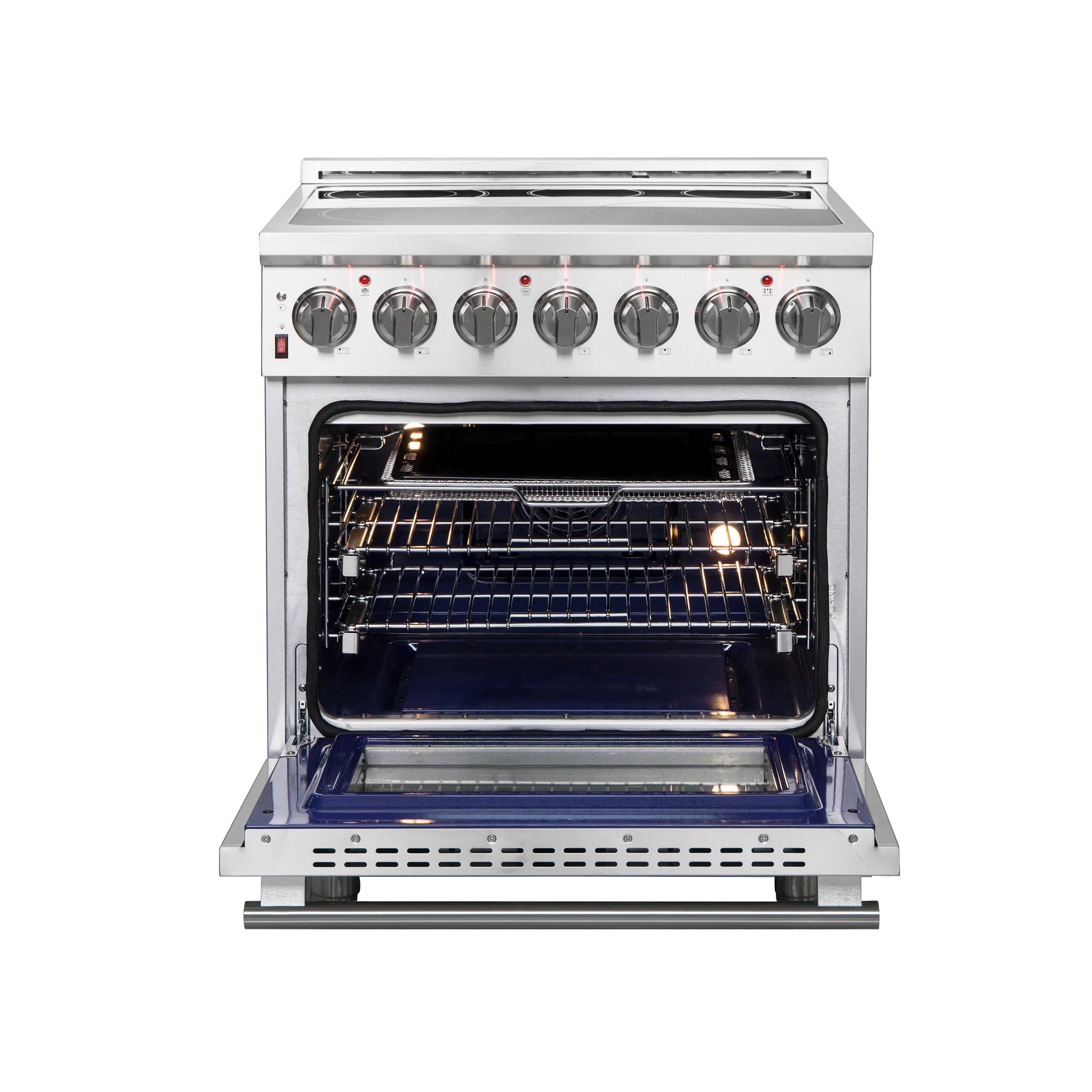 FORNO 2-Piece SS Kitchen Bundle - 30" Electric Range and 31" Bottom Freezer Refrigerator - Image 24