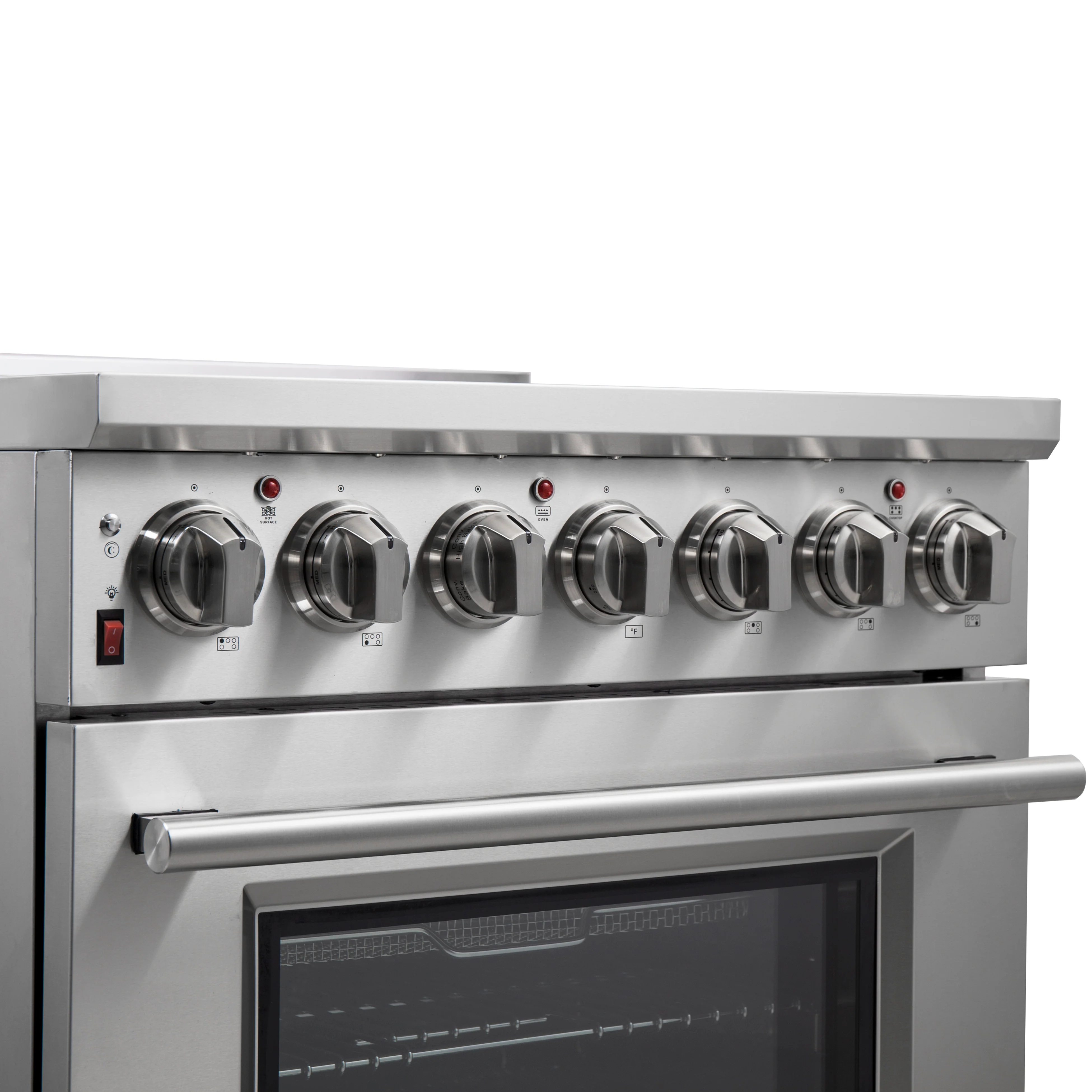 FORNO 2-Piece SS Kitchen Bundle - 30" Electric Range and 31" Bottom Freezer Refrigerator - Image 25