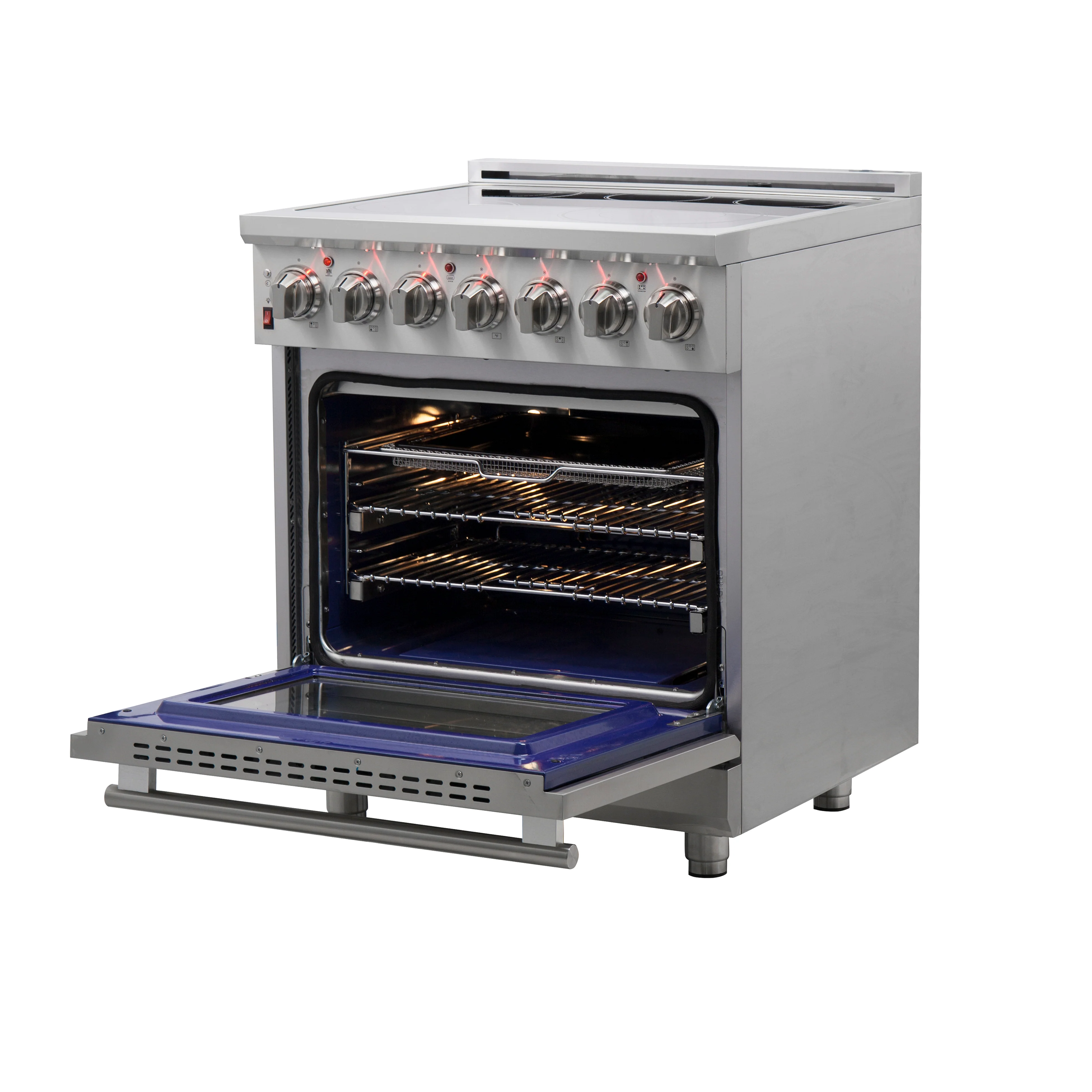 FORNO 2-Piece SS Kitchen Bundle - 30" Electric Range and 31" Bottom Freezer Refrigerator - Image 26