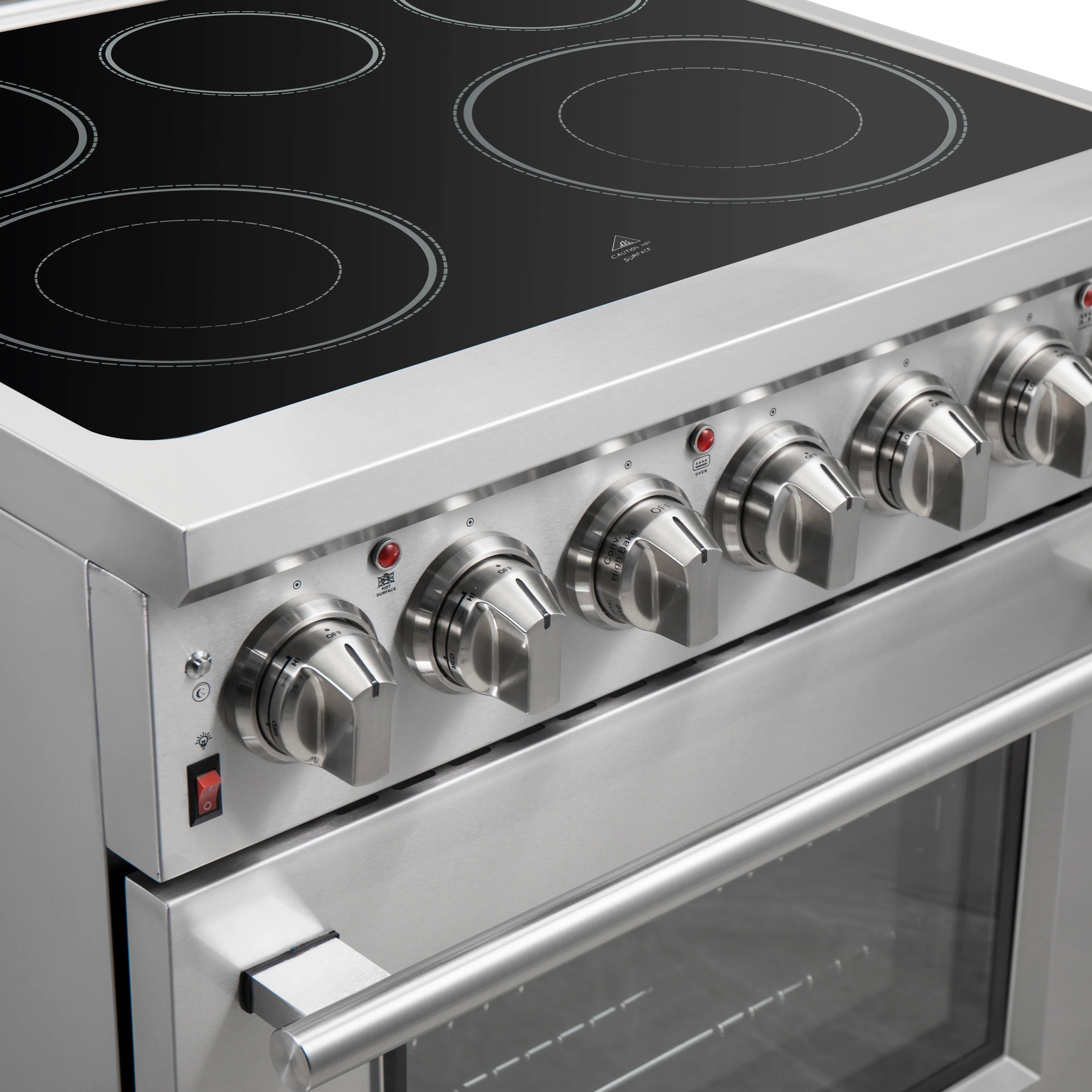 FORNO 2-Piece SS Kitchen Bundle - 30" Electric Range and 31" Bottom Freezer Refrigerator - Image 31