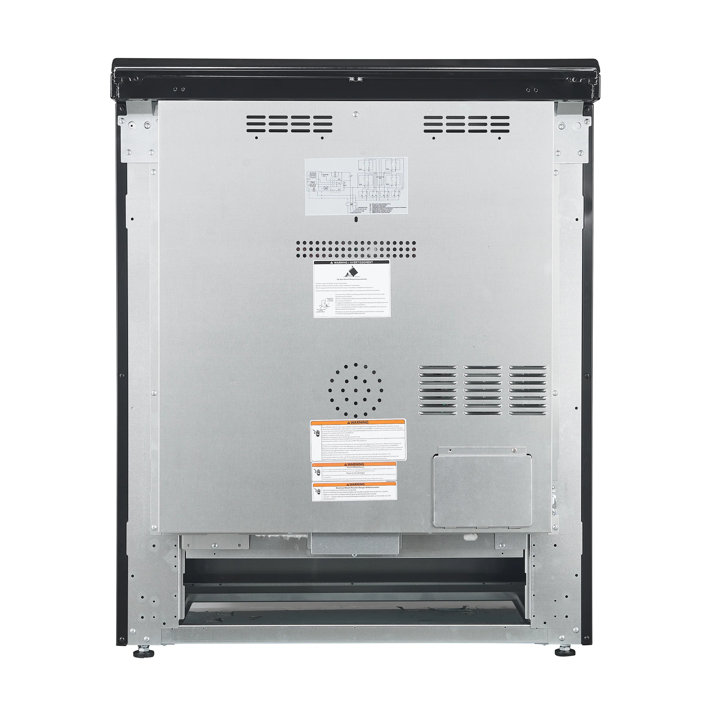 FORNO 2-Piece SS Kitchen Bundle - 30" Electric Range and 36" Bottom Freezer Refrigerator - Image 3