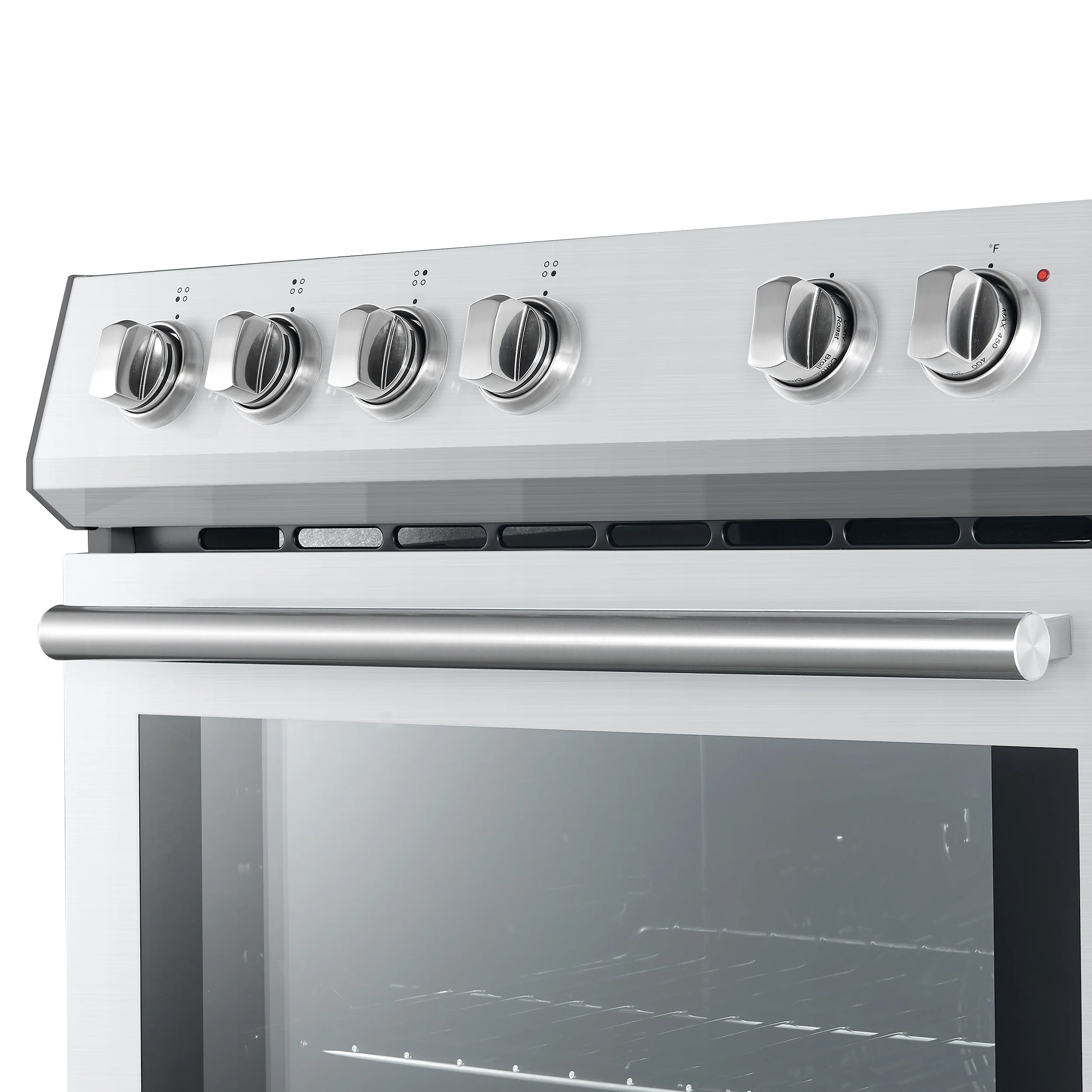 FORNO 2-Piece SS Kitchen Bundle - 30" Electric Range and 36" Bottom Freezer Refrigerator - Image 4