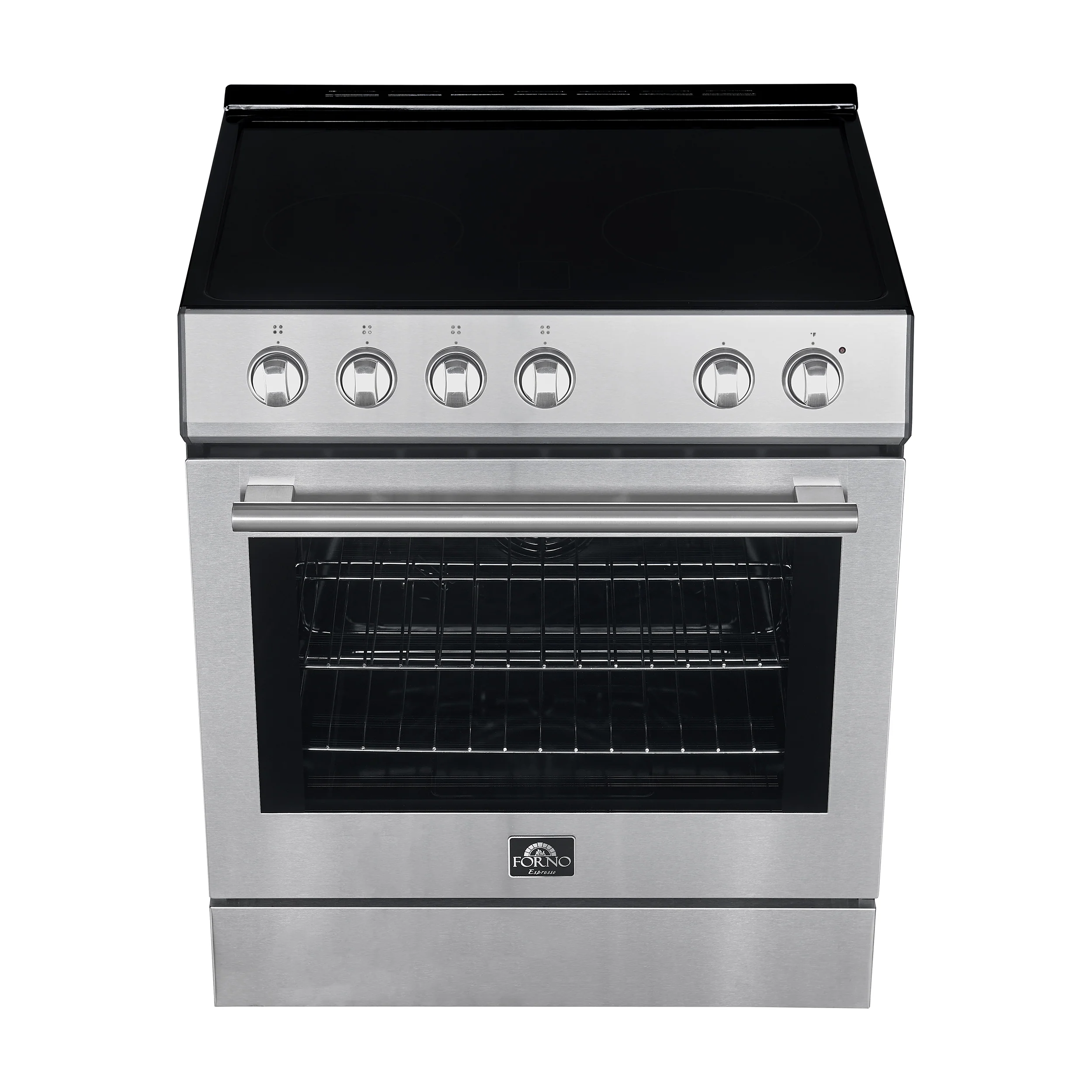 FORNO 2-Piece SS Kitchen Bundle - 30" Electric Range and 36" Bottom Freezer Refrigerator - Image 7