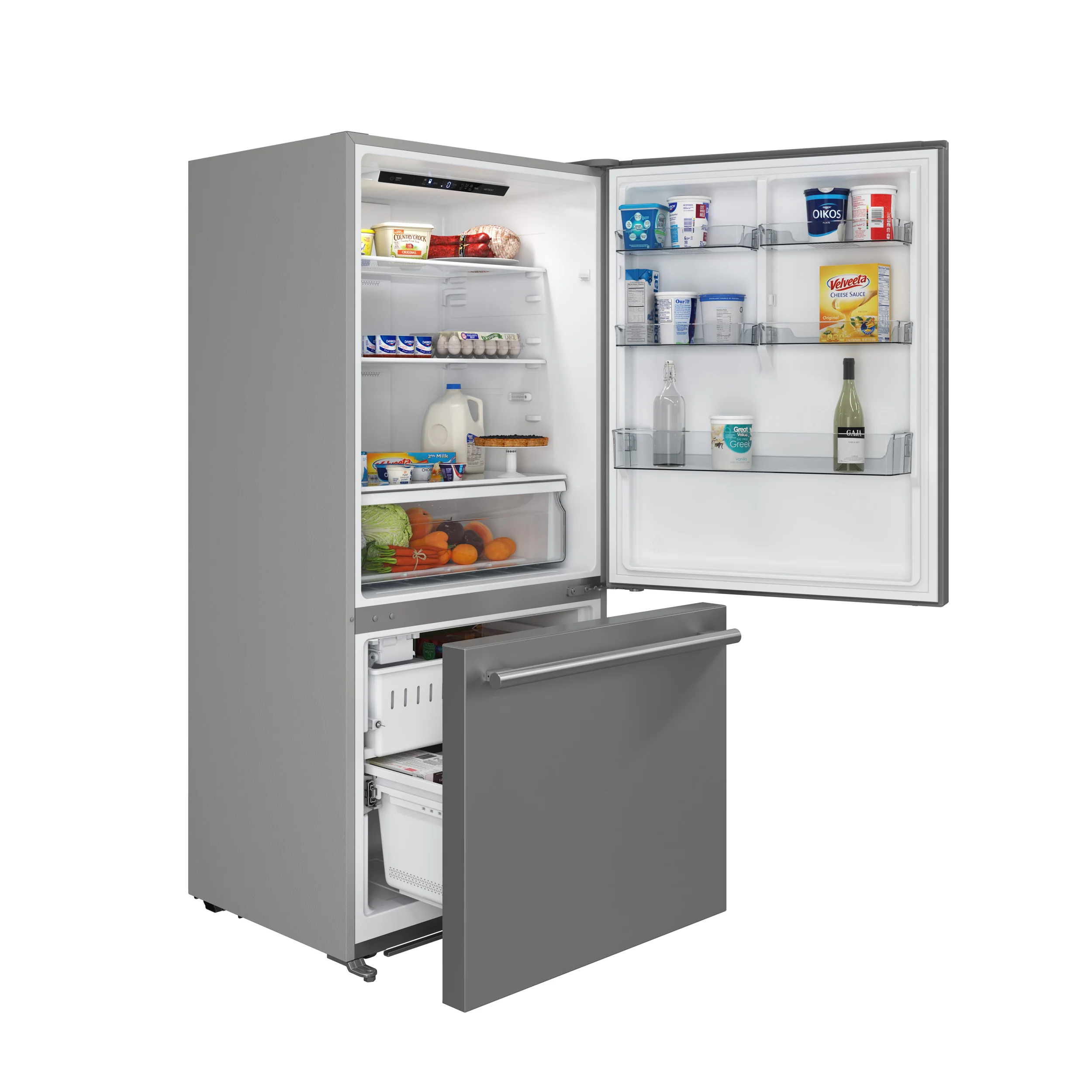 FORNO 2-Piece SS Kitchen Bundle - 30" Electric Range and 31" Bottom Freezer Refrigerator - Image 8