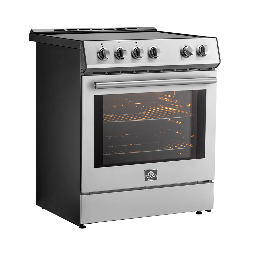 FORNO 2-Piece SS Kitchen Bundle - 30" Induction Range and 36" Bottom Freezer Refrigerator - Image 15