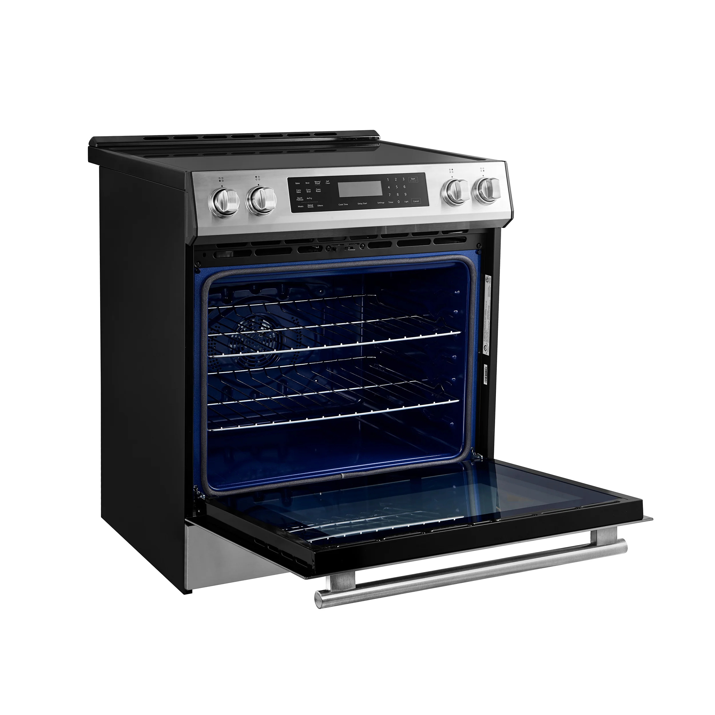 FORNO 2-Piece SS Kitchen Bundle - 30" Induction Range and 31" Bottom Freezer Refrigerator - Image 16